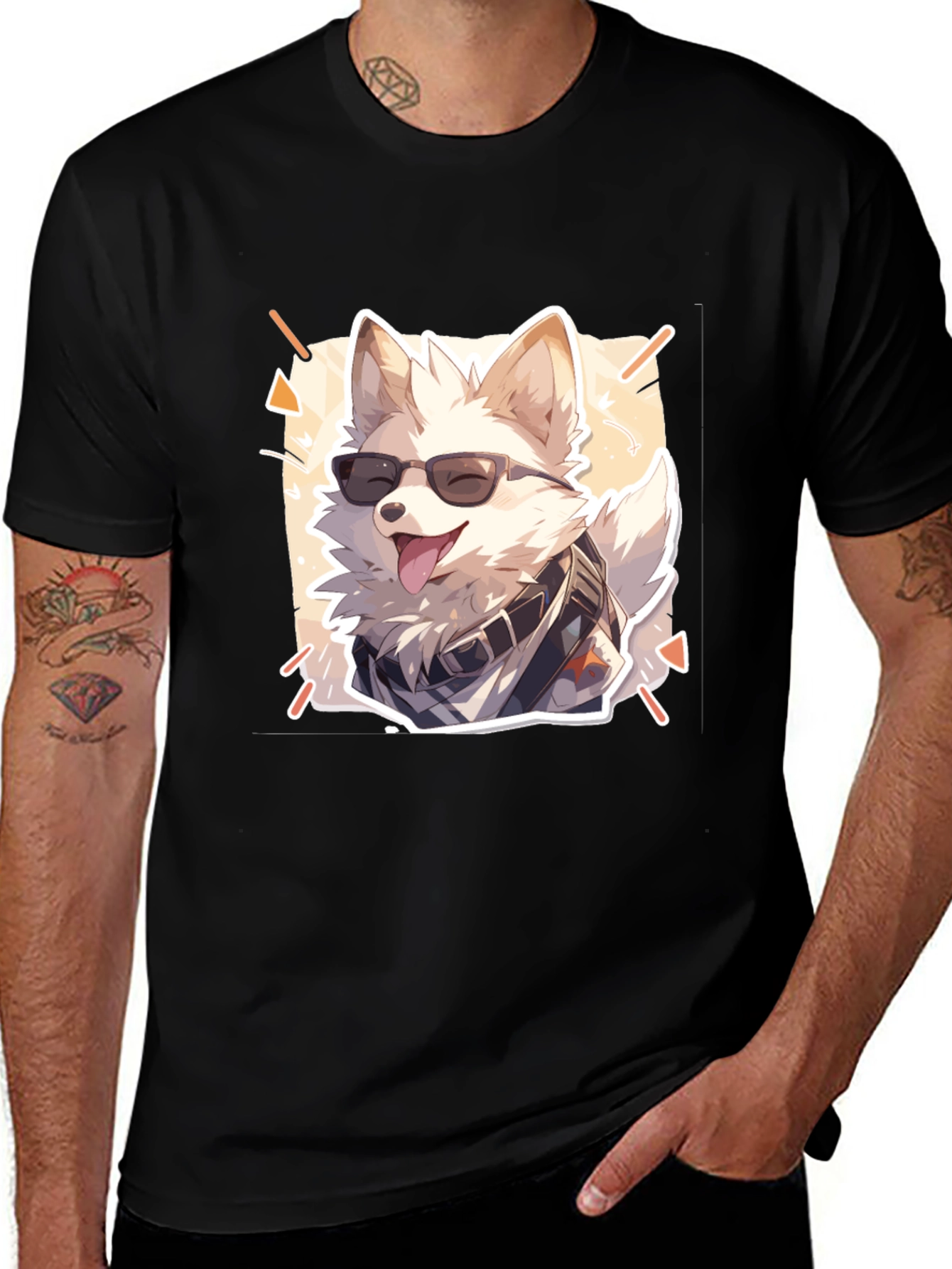 Variant 8 of Cool Canine Tee - Stylish Dog Graphic T-Shirt