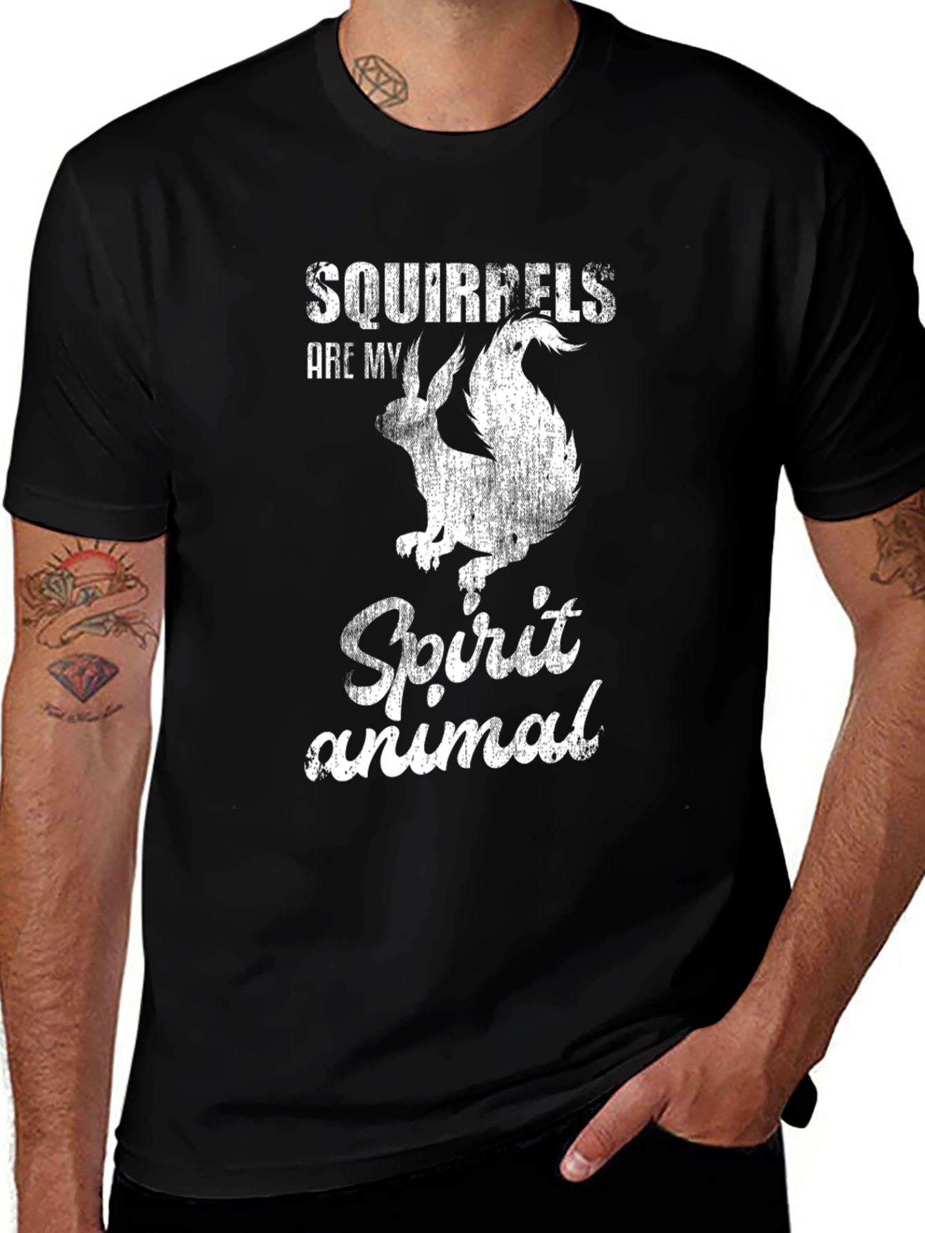 Variant 21 of Squirrels are My Spirit Animal Graphic T-Shirt