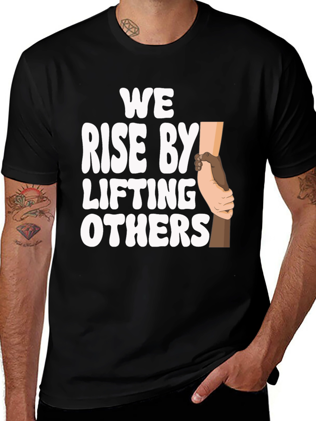 Variant 15 of We Rise by Lifting Others Graphic T-Shirt