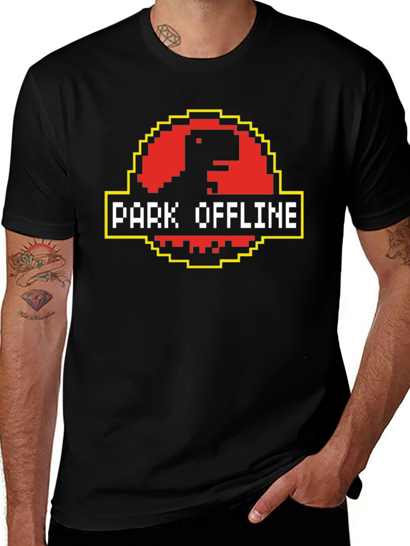 Variant 25 of Park Offline Funny Graphic Tee