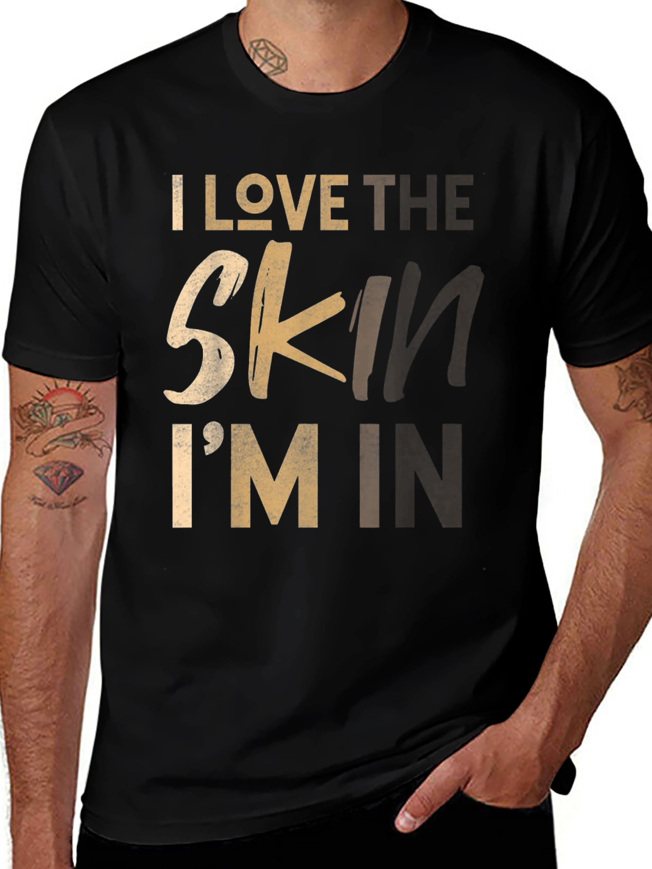 Variant 29 of I Love The Skin I'm In Graphic Tee