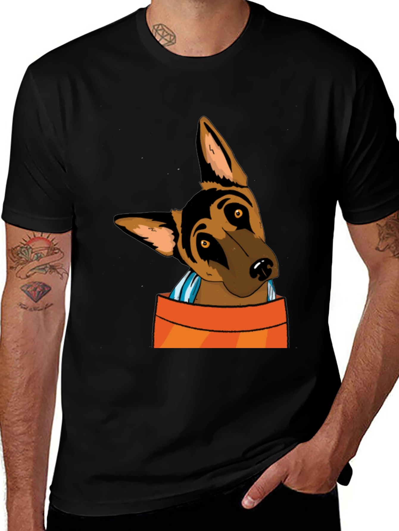 Variant 10 of Dog Head Tilt T-Shirt - Funny Pet Lover Tee