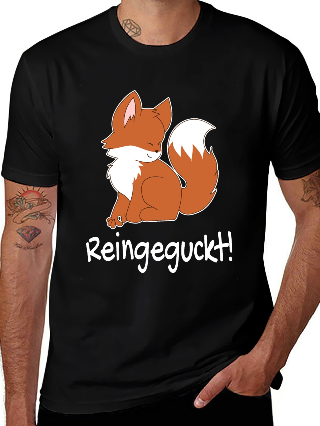 Variant 15 of Cute Fox Graphic T-Shirt - Reingeguckt!