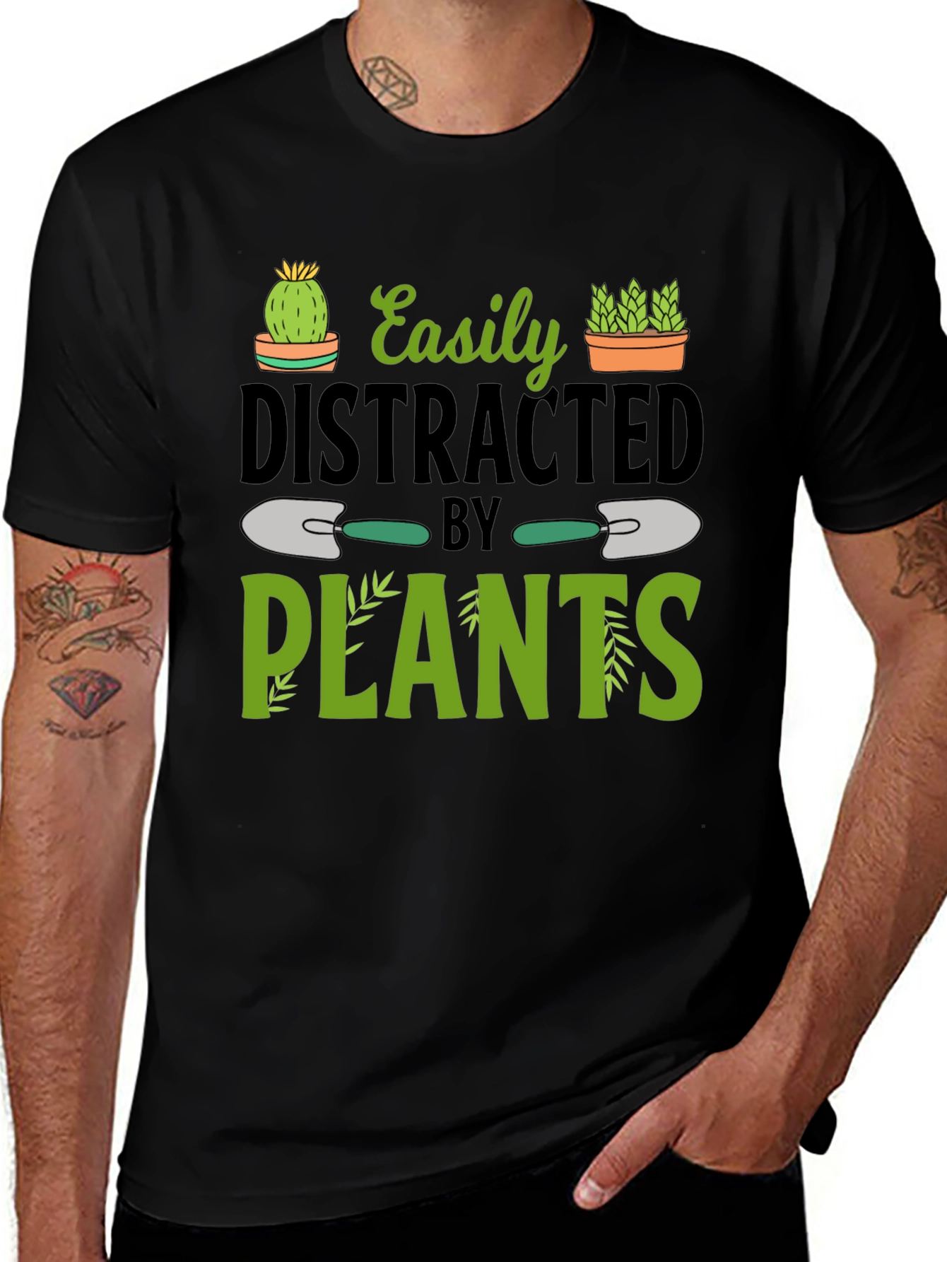Variant 15 of Easily Distracted by Plants T-Shirt