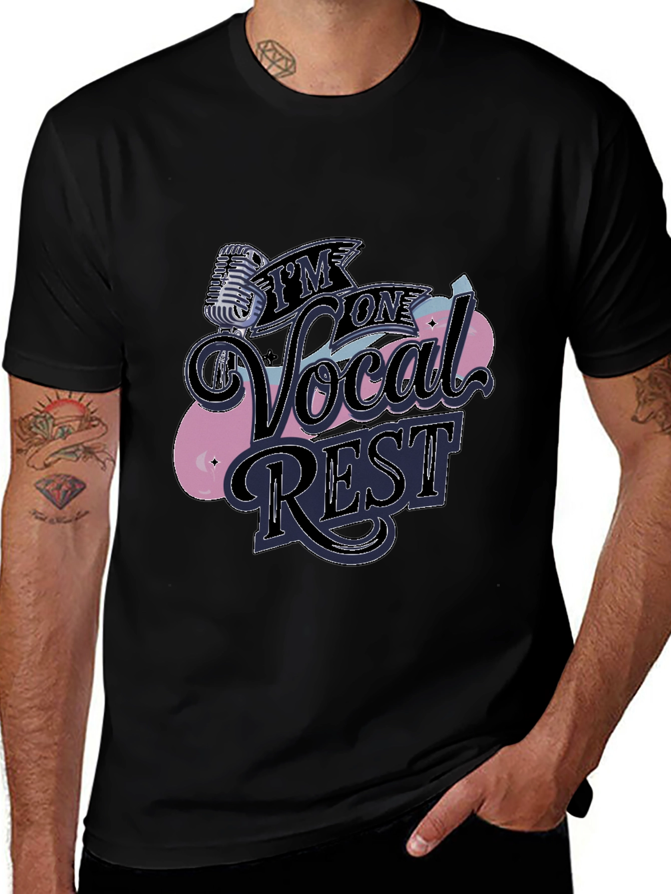 Variant 20 of I'm On Vocal Rest T-Shirt - Music Lover's Tee