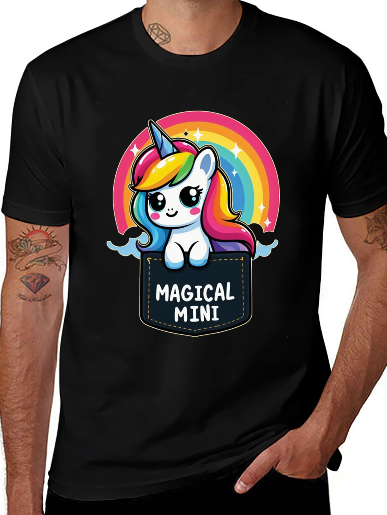 Variant 25 of Magical Mini Unicorn Pocket T-Shirt