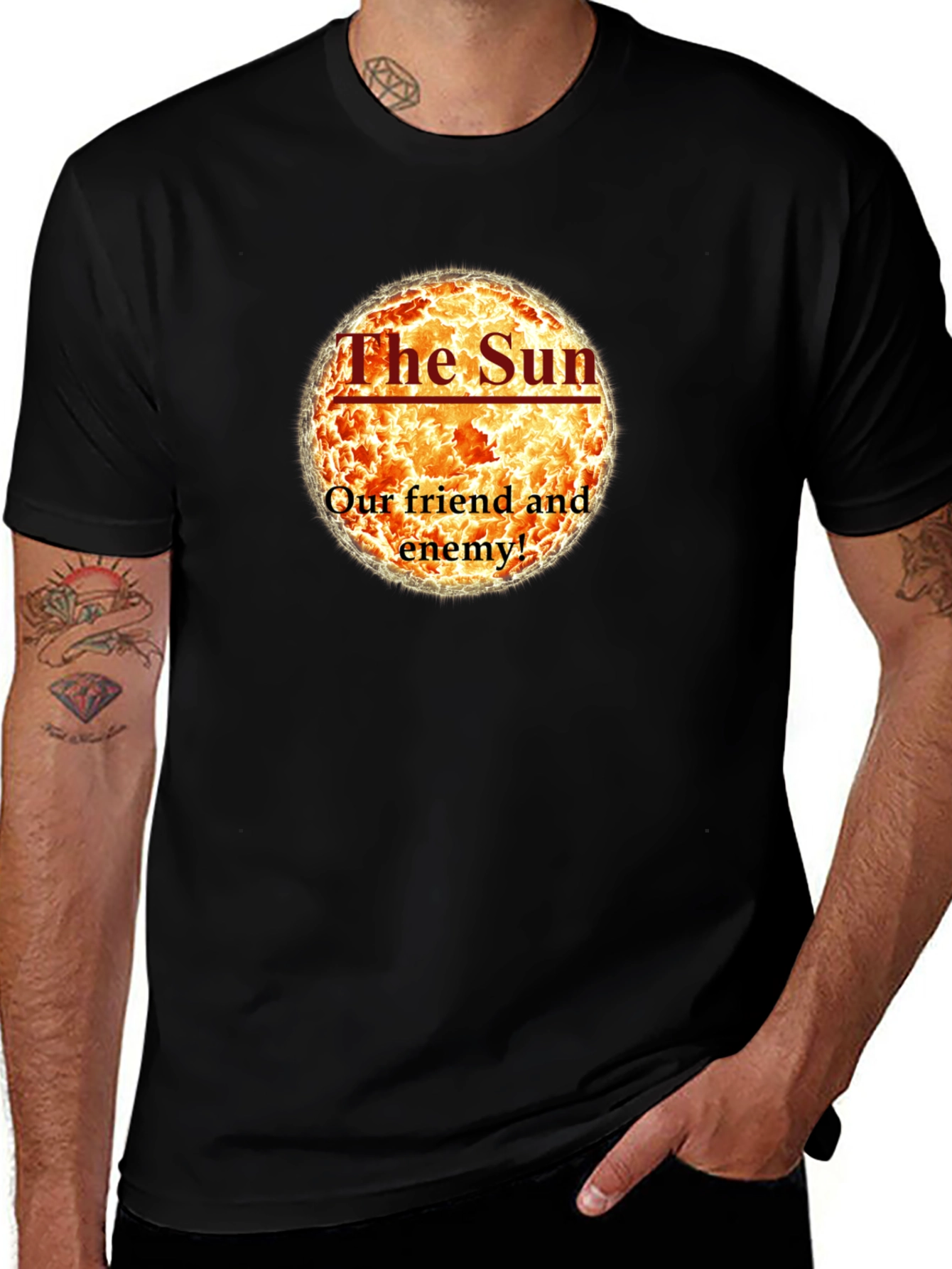 Variant 28 of The Sun T-Shirt - Friend & Enemy Graphic Tee