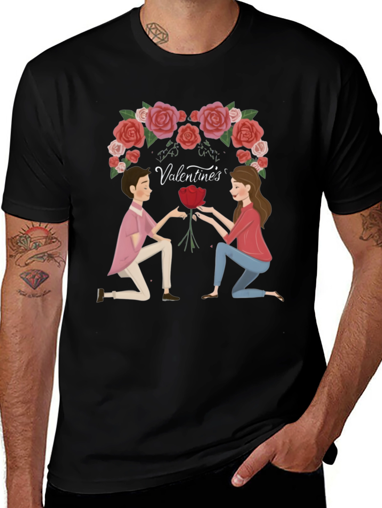 Variant 12 of Valentine's Day Couple T-Shirt
