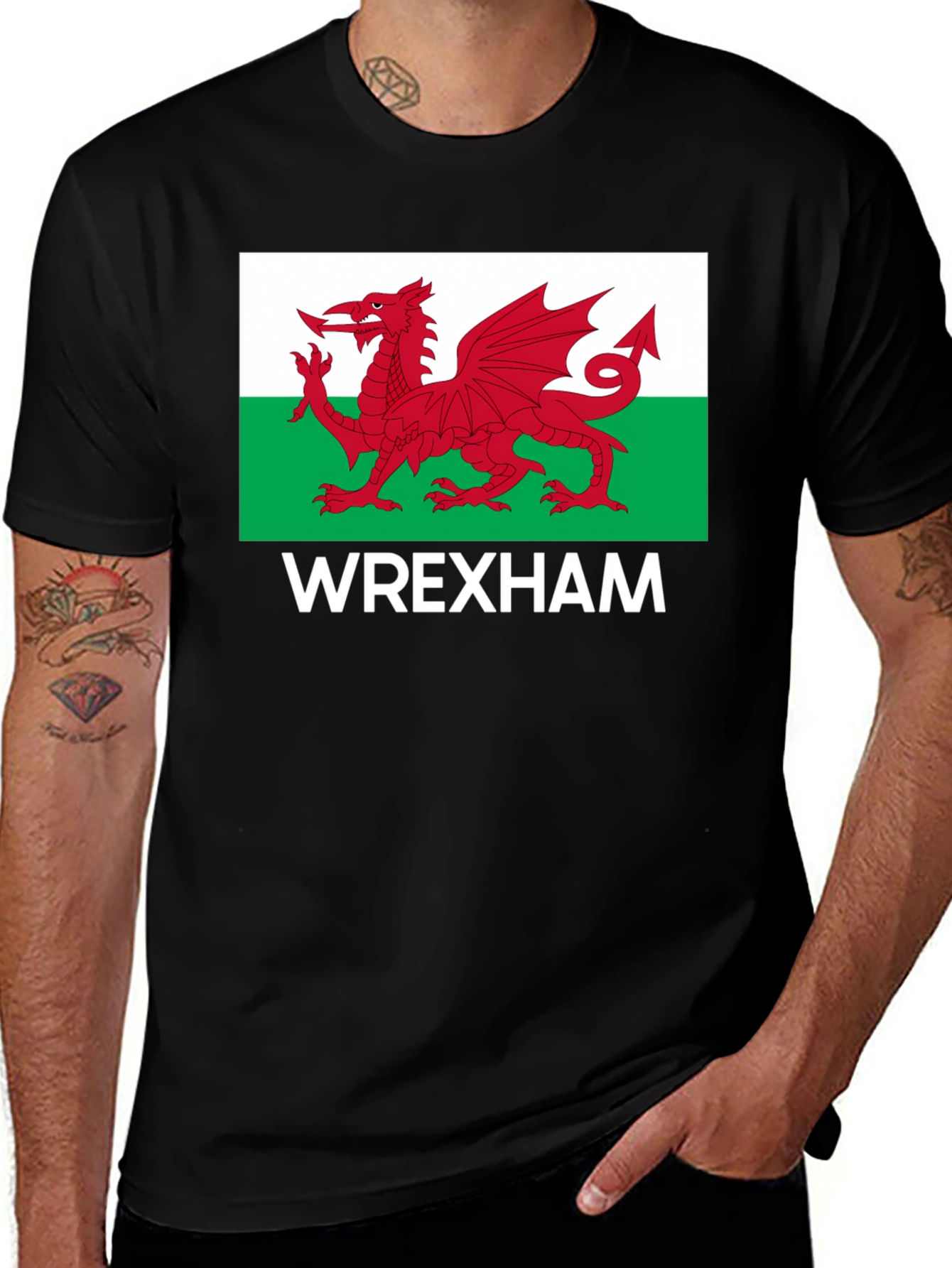 Wrexham Wales Flag T-Shirt