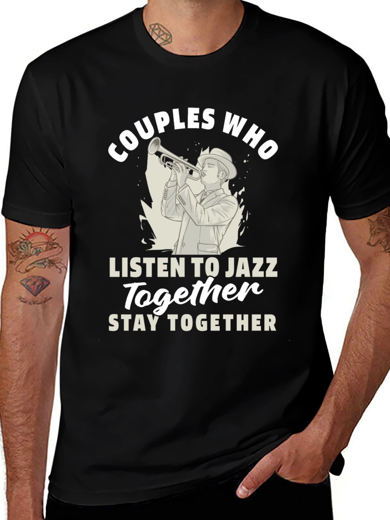 Variant 3 of Couples Who Listen to Jazz T-Shirt