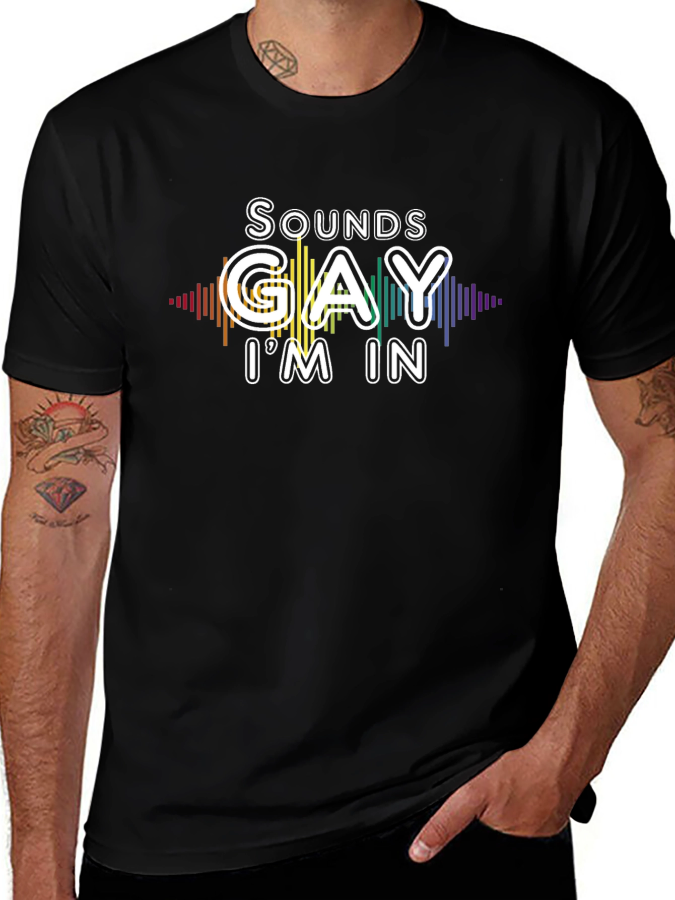 Variant 30 of Sounds Gay I'm In T-Shirt