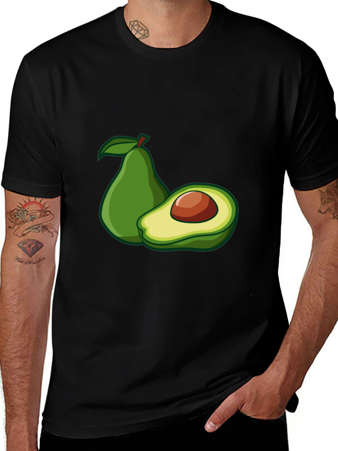 Variant 22 of Avocado Graphic Tee - Modern Style