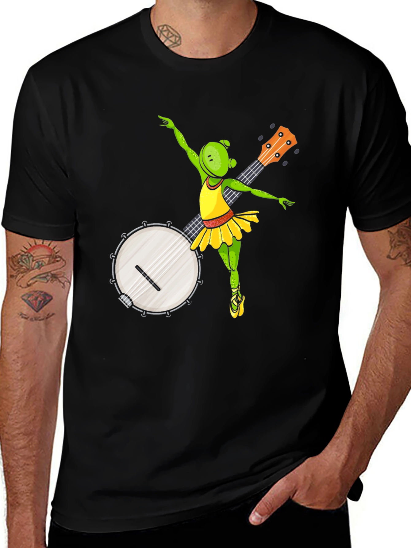 Variant 8 of Frog Ballerina Banjo T-Shirt