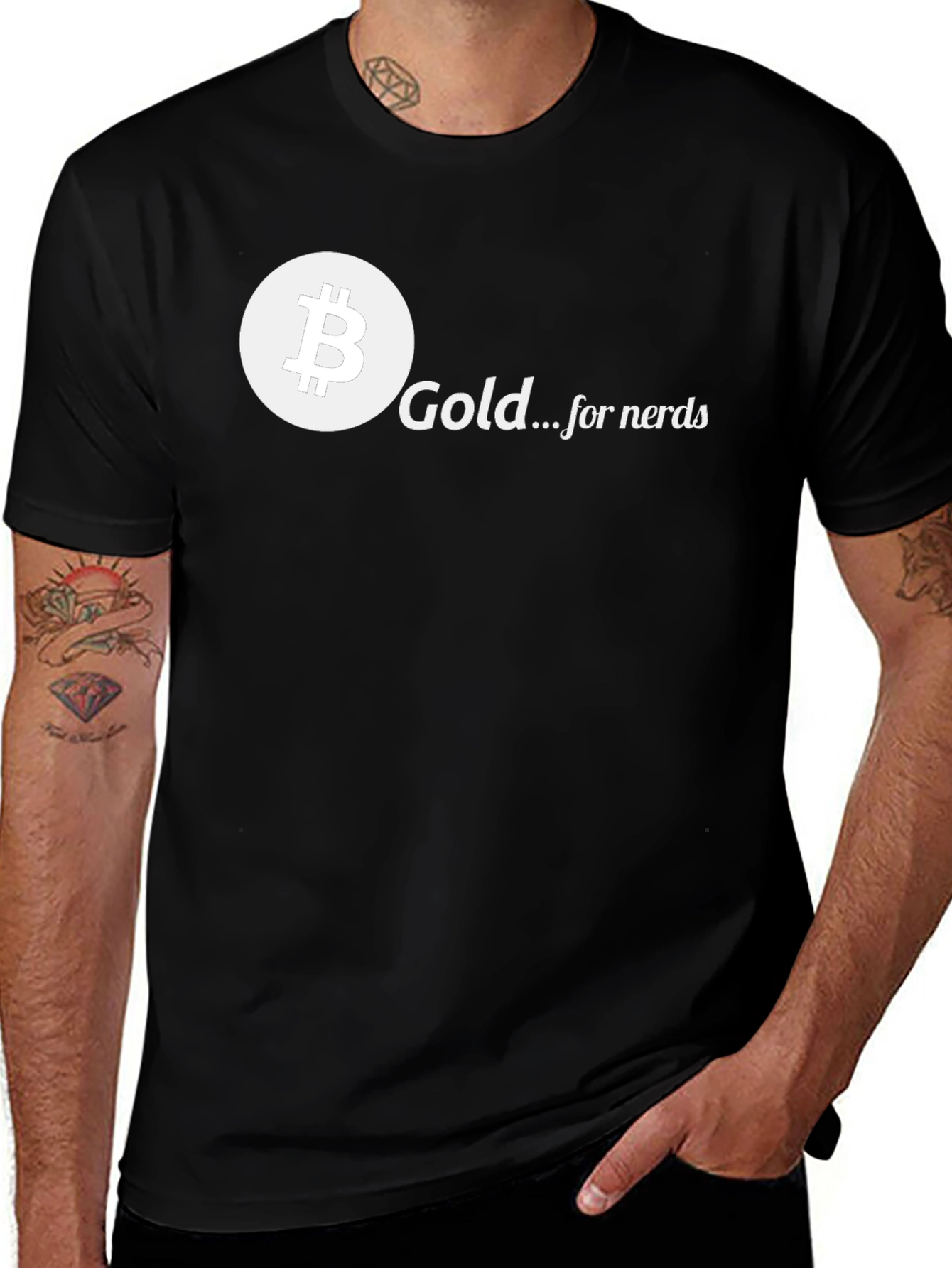Bitcoin Gold for Nerds T-Shirt - Crypto Tee