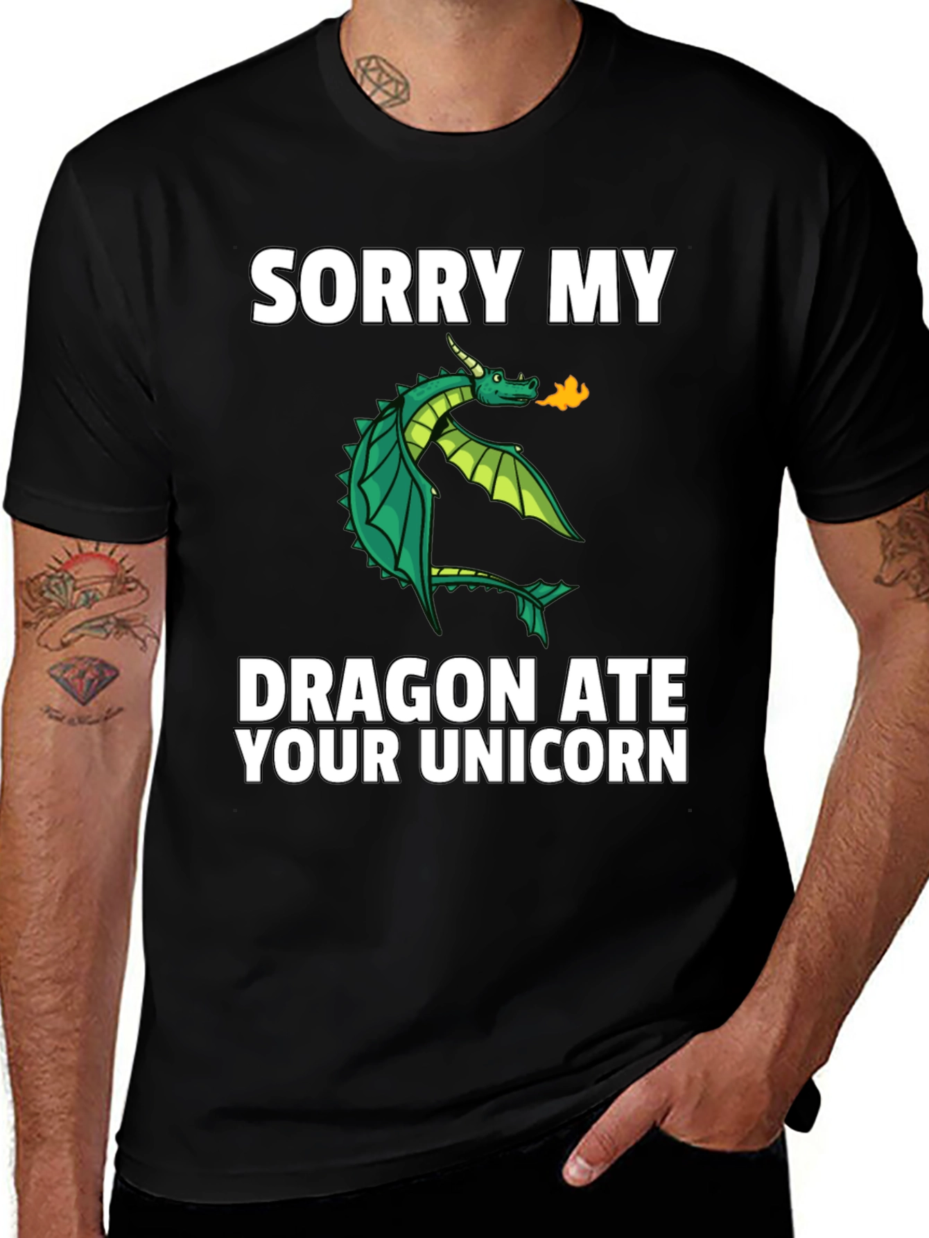 Variant 27 of Dragon Ate Your Unicorn T-Shirt