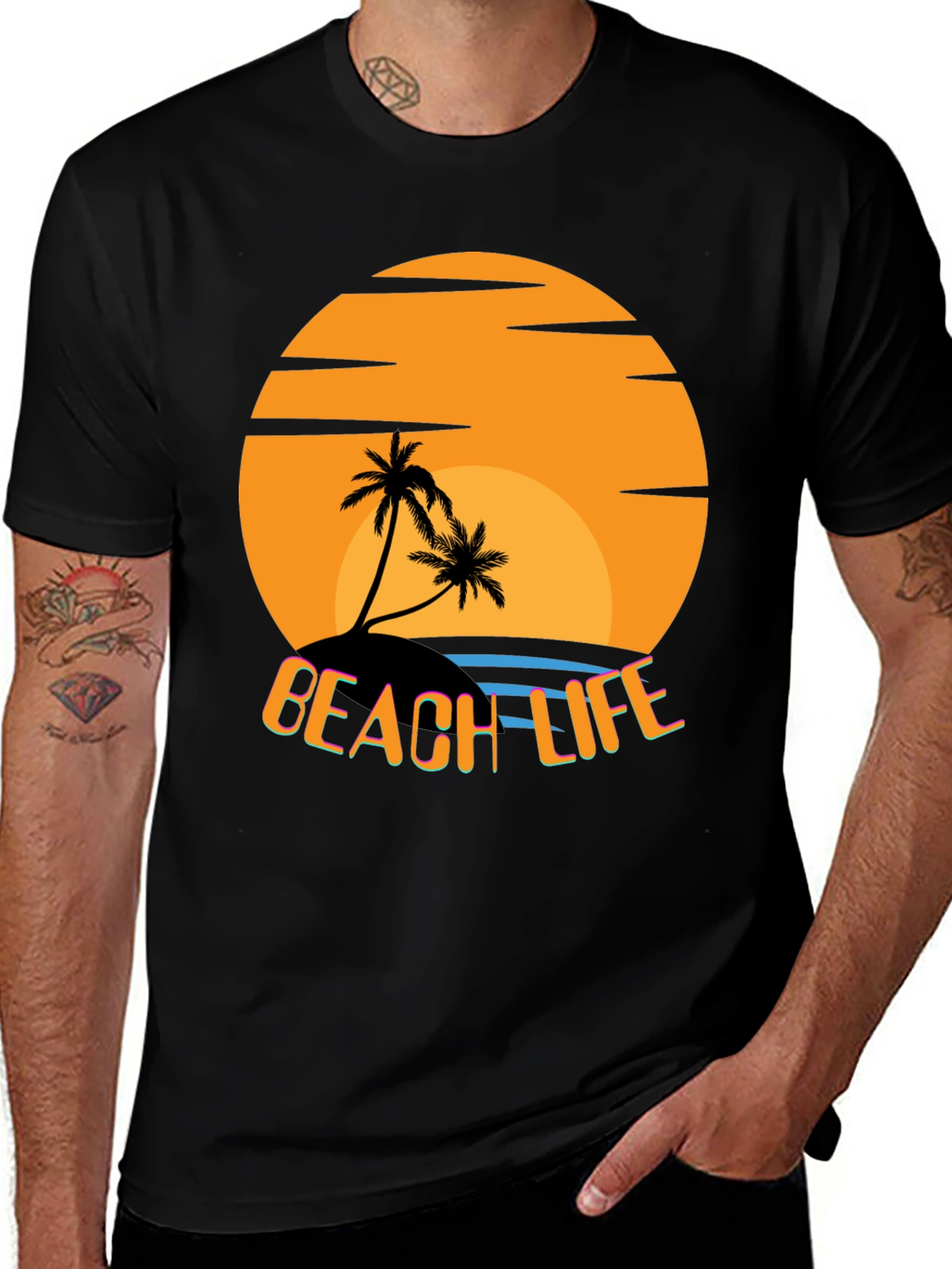 Variant 3 of Beach Life Graphic Tee - Island Vibes
