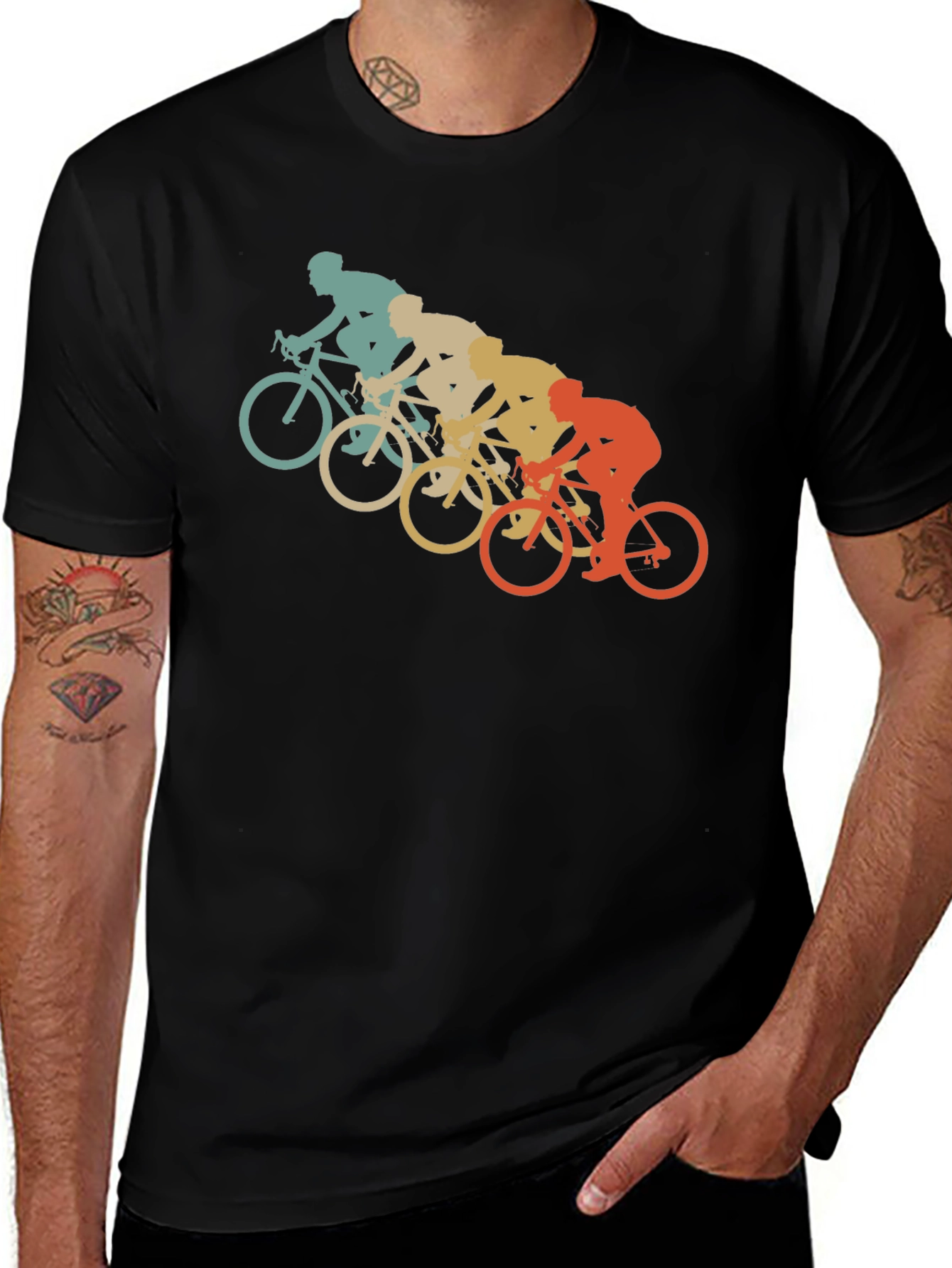 Variant 8 of Retro Cycling T-Shirt - Sporty Style