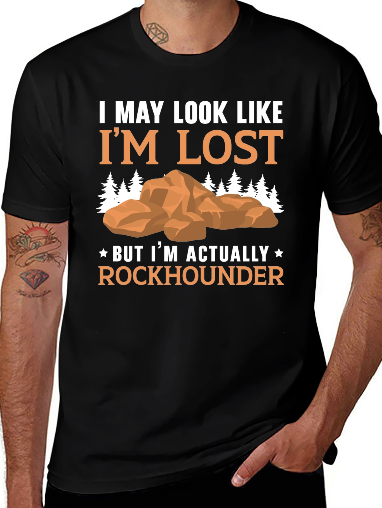 Variant 10 of Rockhounder Graphic T-Shirt - Lost in Nature