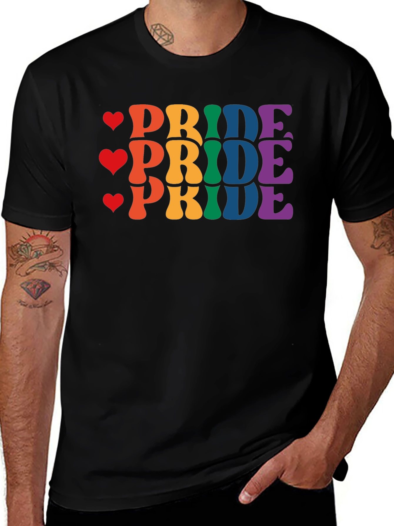Variant 30 of Pride Rainbow T-Shirt - Bold Graphic Tee