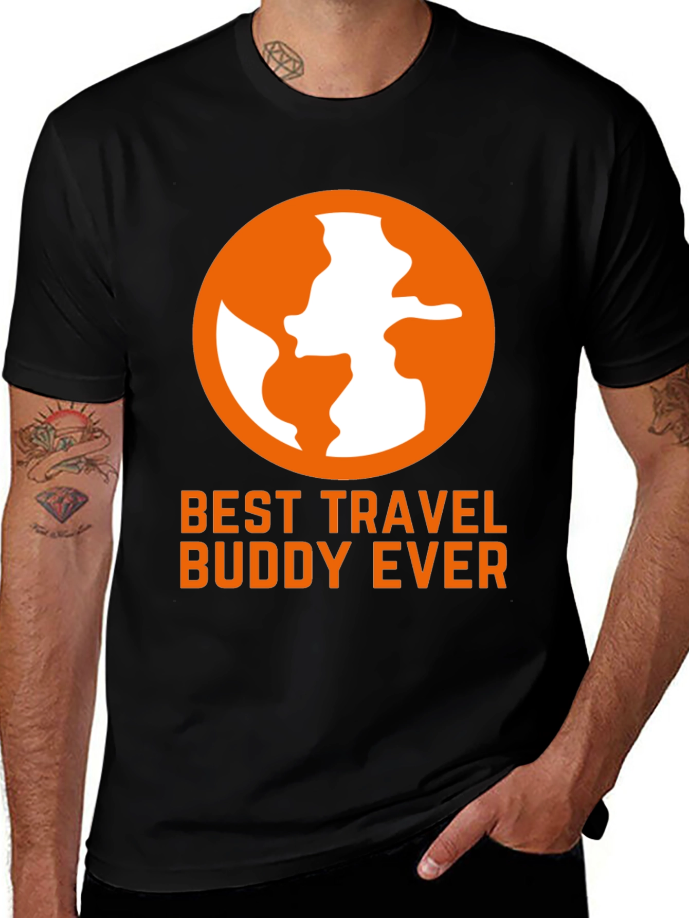 Variant 27 of Best Travel Buddy Ever T-Shirt