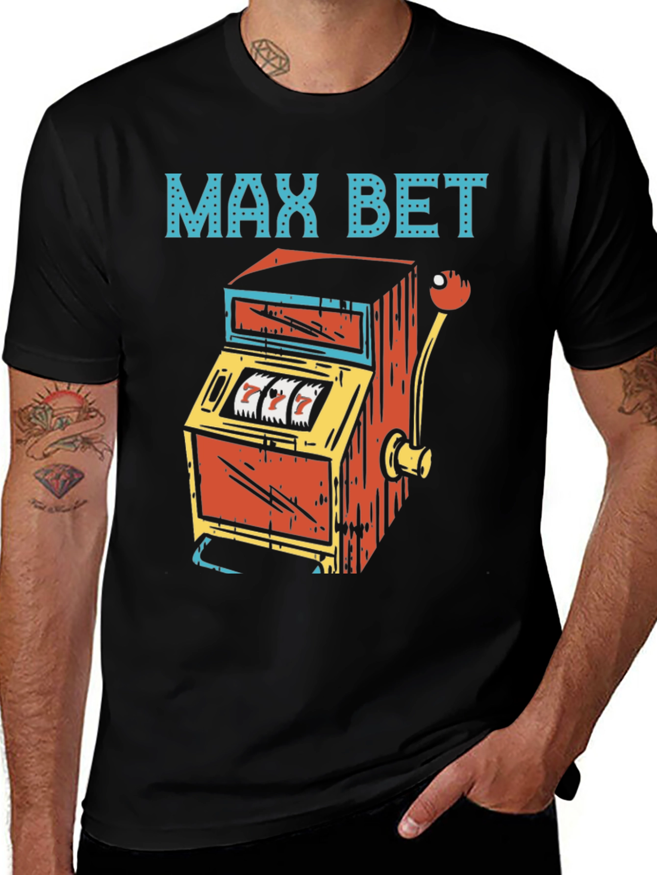 Variant 22 of Max Bet T-Shirt - Lucky 7s Graphic Tee