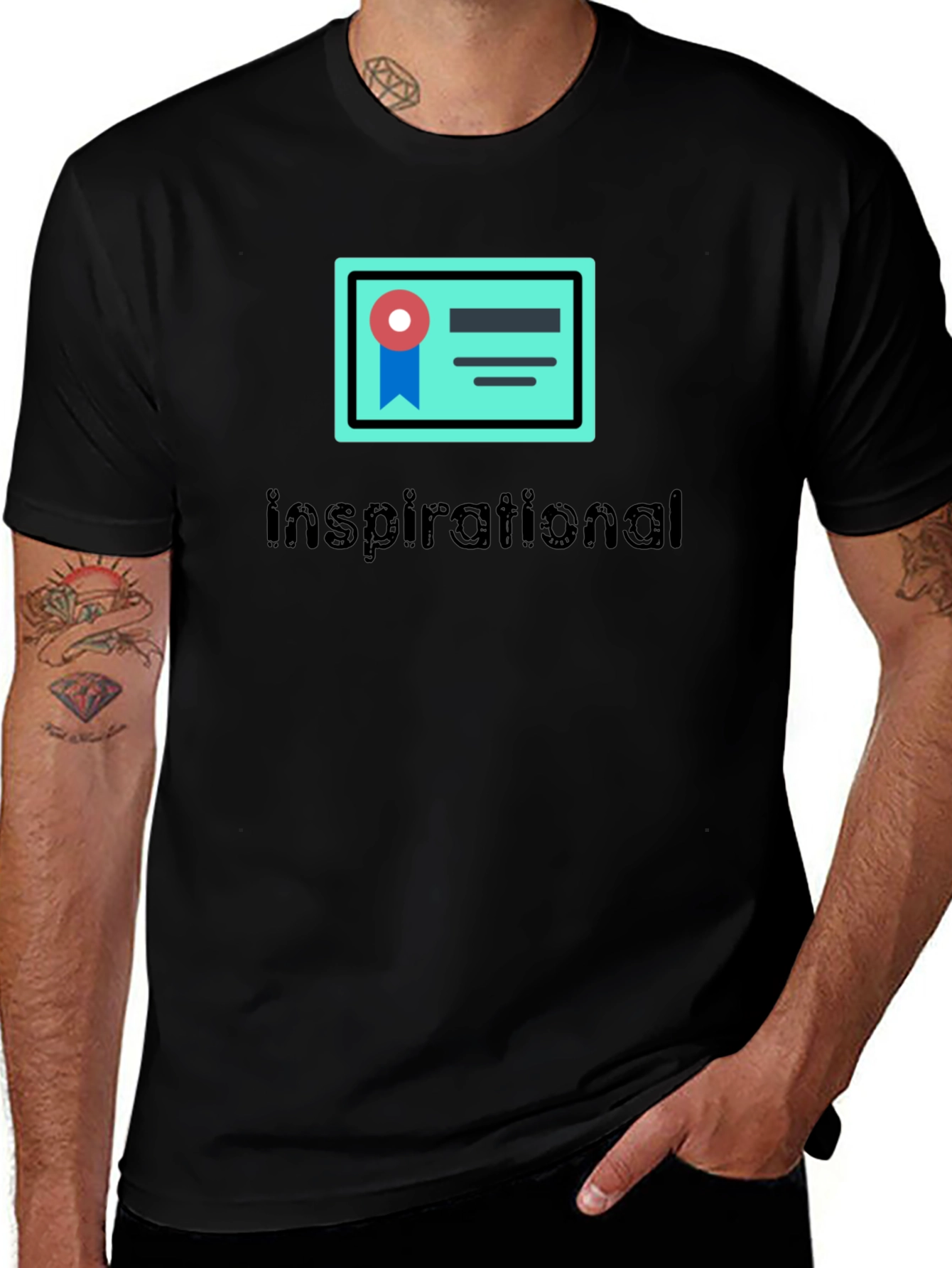 Variant 27 of Inspirational T-Shirt: Certificate Design, Motivation Wear