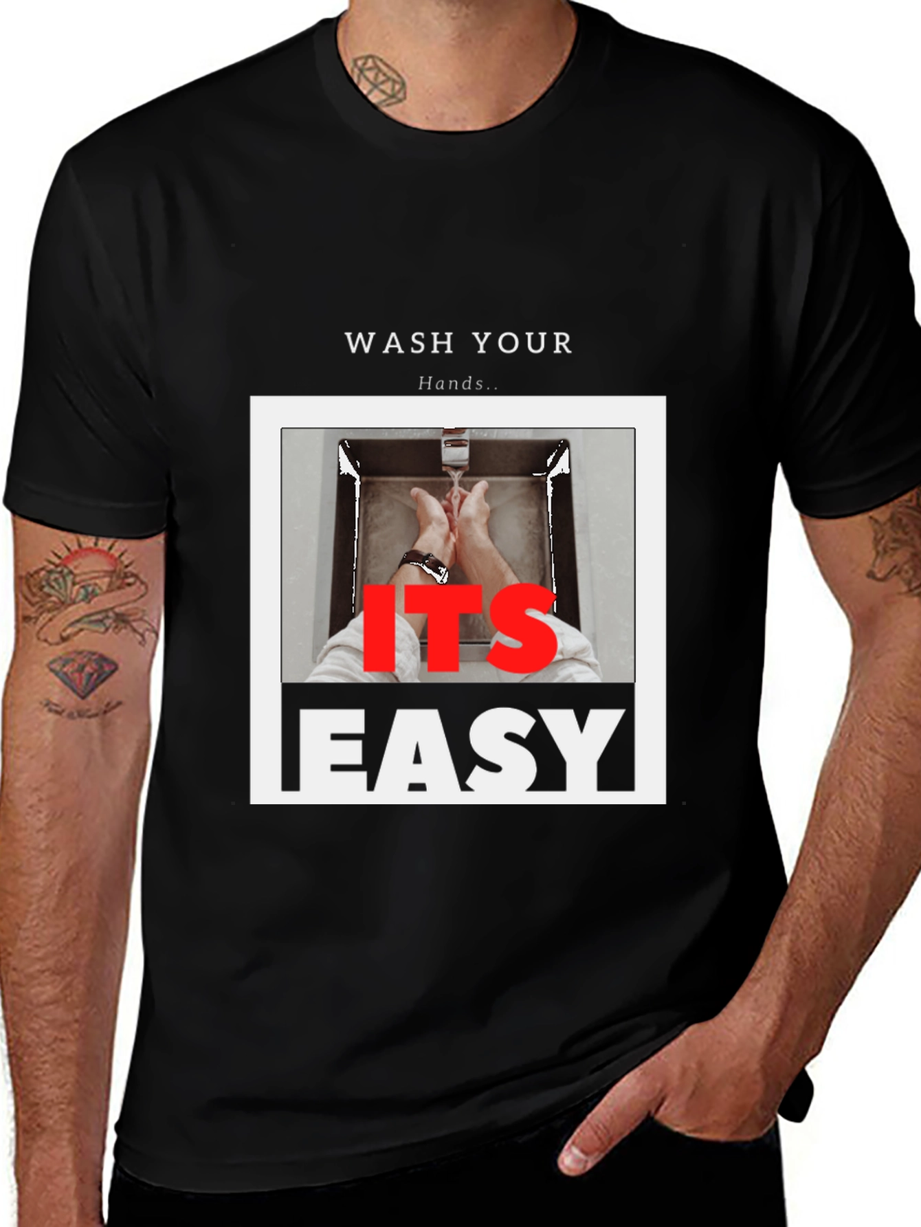 Wash Your Hands T-Shirt - It's Easy