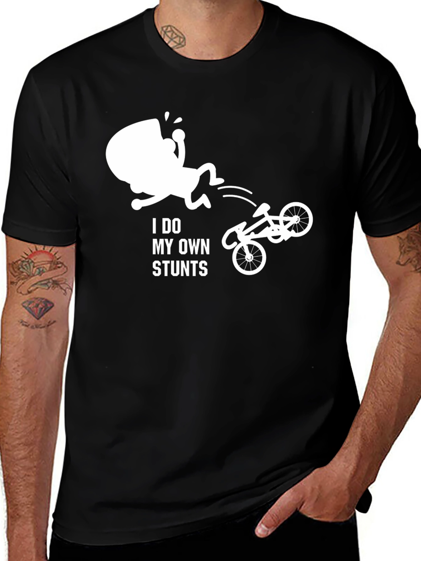Variant 25 of I Do My Own Stunts T-Shirt - Funny Graphic Tee