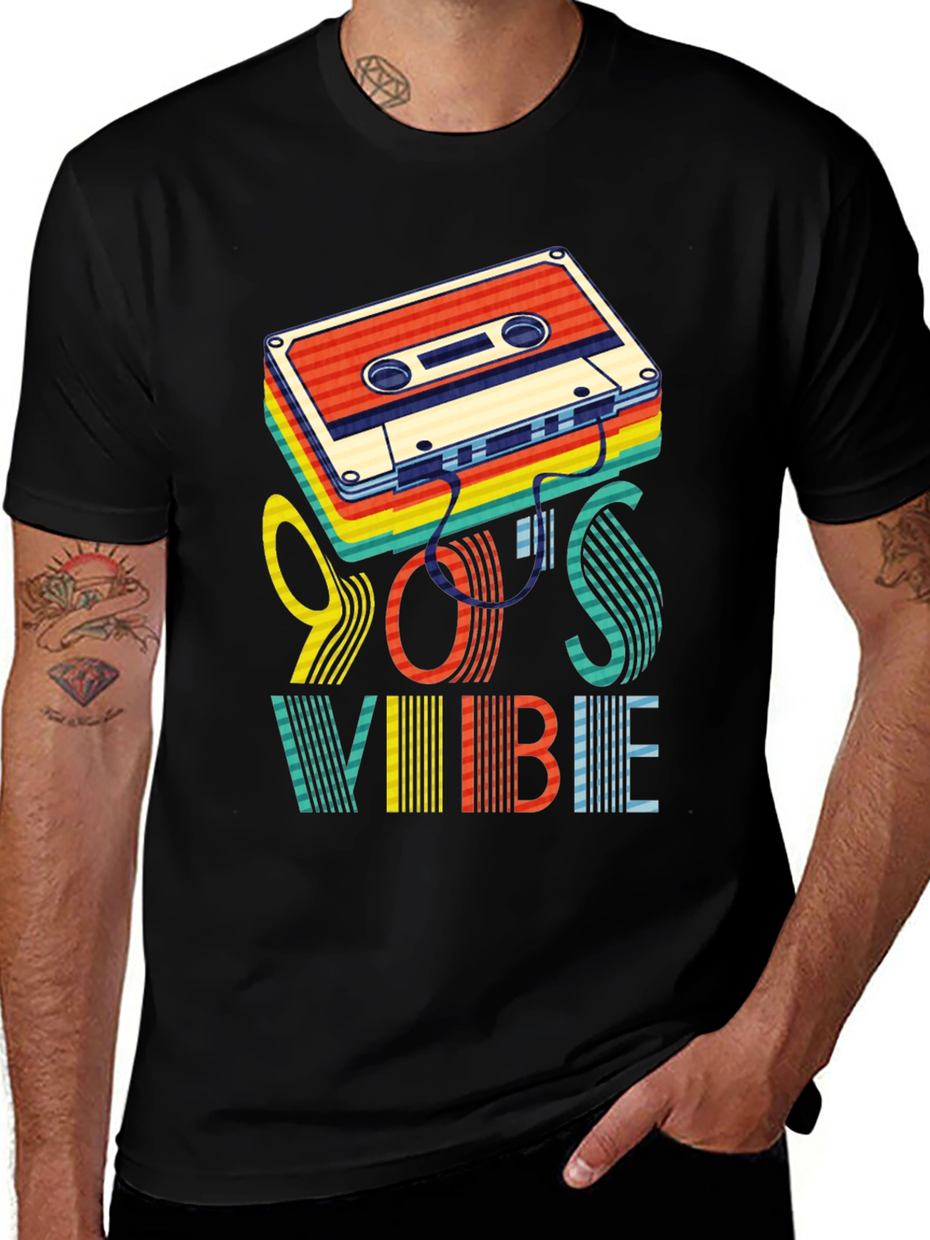 Variant 24 of 90s Vibe Cassette Tape Graphic T-Shirt