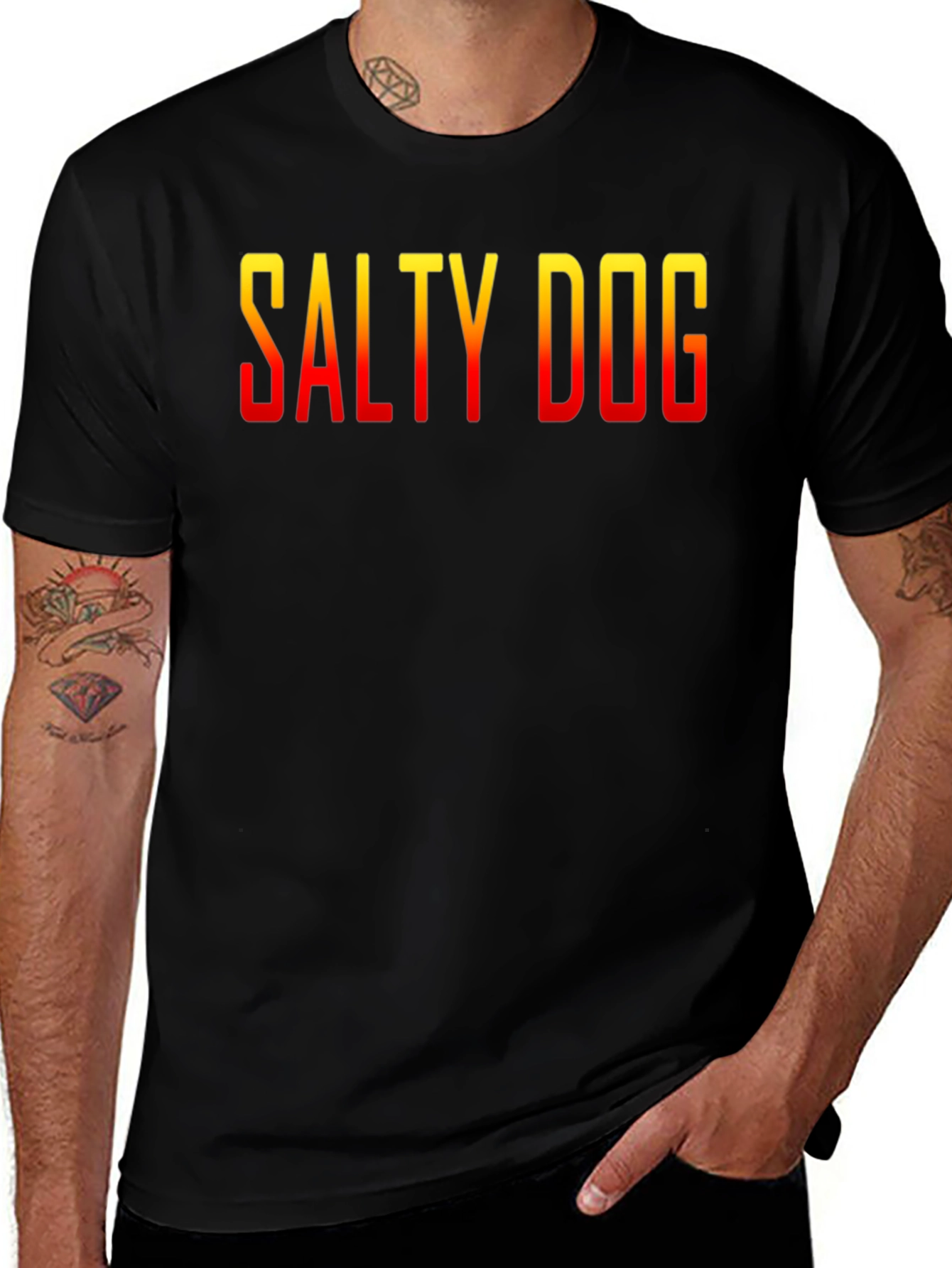 Variant 7 of Salty Dog Graphic Tee - Premium Cotton