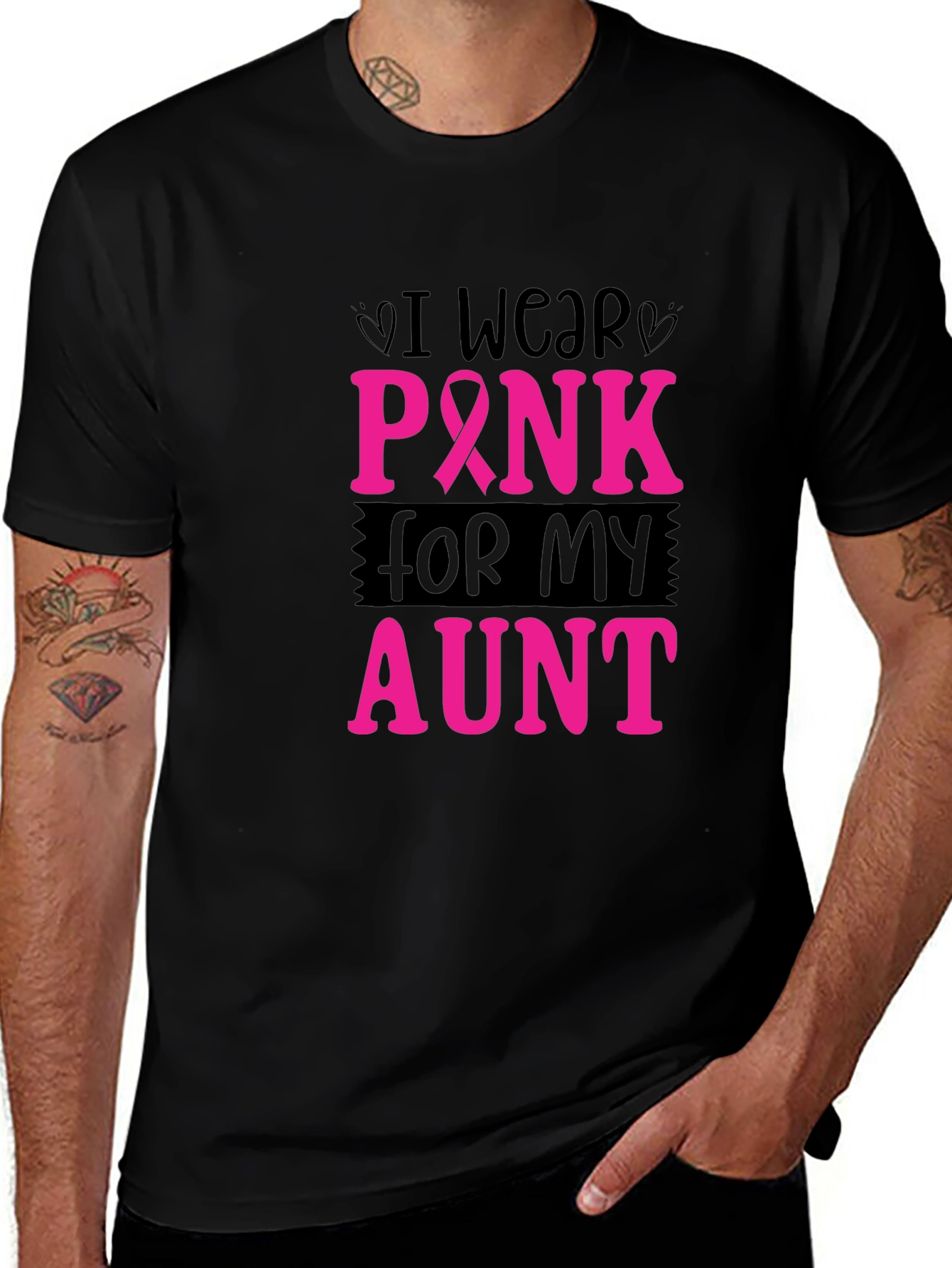 Variant 22 of I Wear Pink for My Aunt T-Shirt