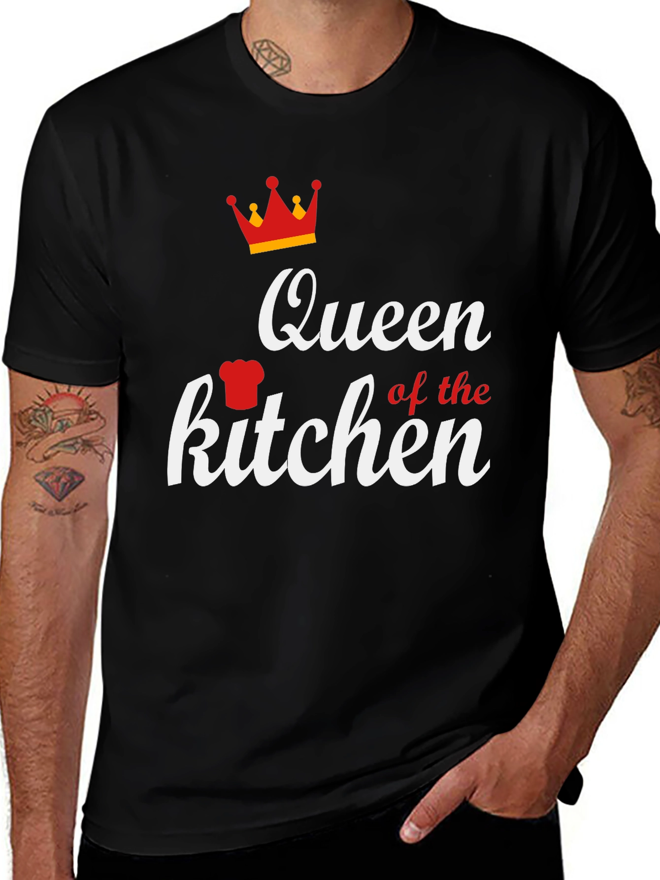 Black Queen of the Kitchen T-Shirt main image