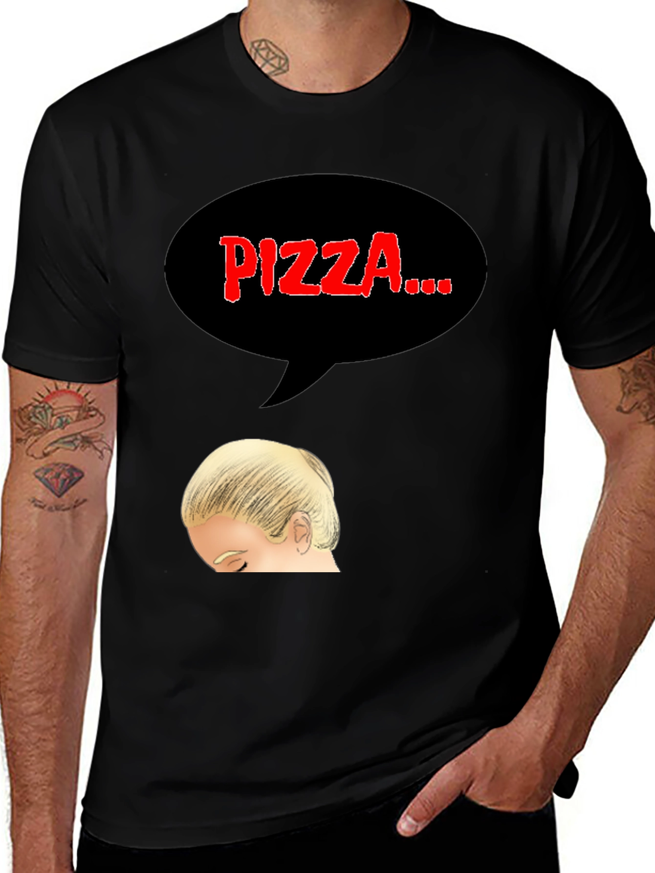 Variant 16 of Pizza Dreamer Tee - Funny Food Lover T-Shirt