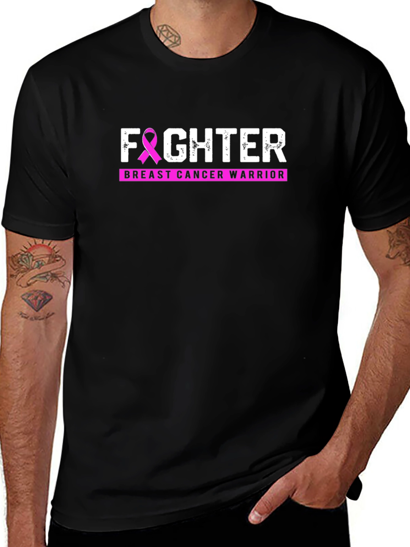 Breast Cancer Fighter Tee - Warrior T-Shirt