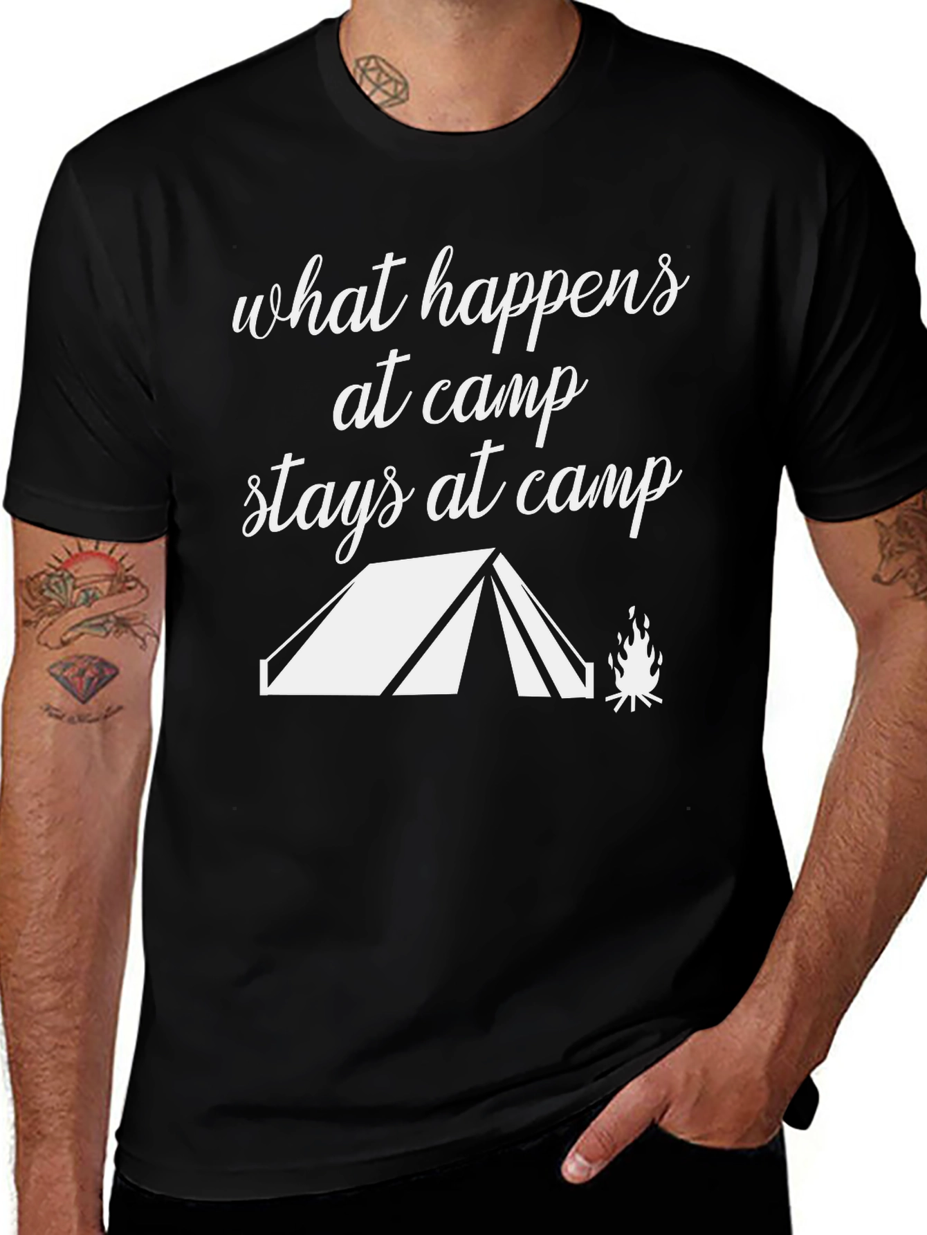Variant 2 of Camp Adventure T-Shirt - What Happens at Camp