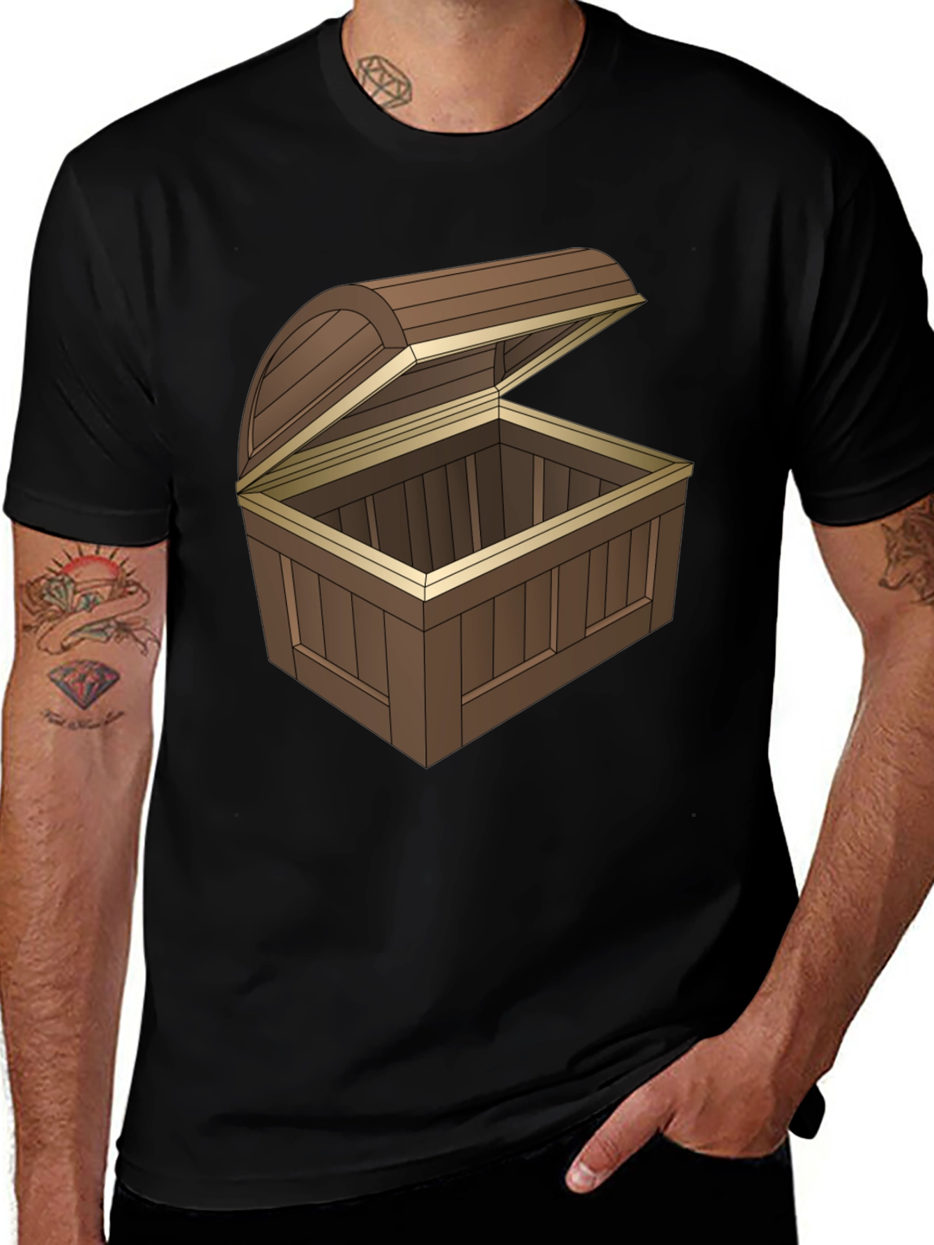 Novelty Treasure Chest Graphic Tee