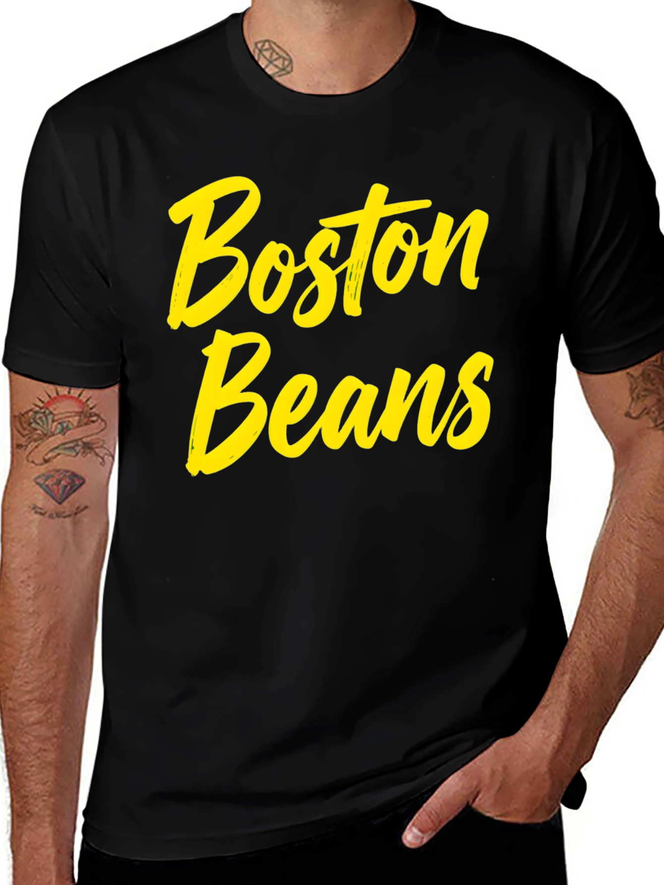 Boston Beans Graphic T-Shirt - Classic Style