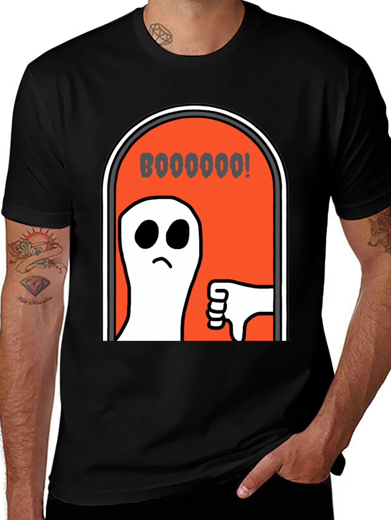 Variant 4 of Boo Ghost Humor Graphic T-Shirt