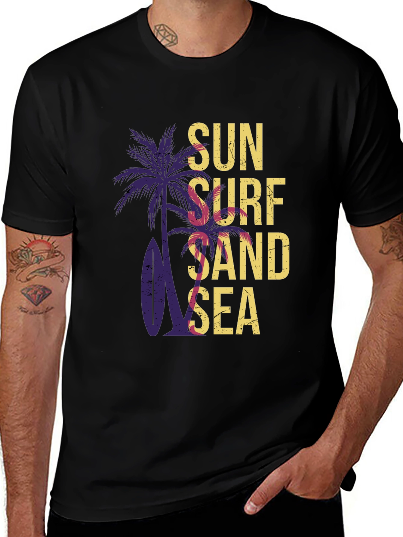 Variant 14 of Sun Surf Sand Sea Graphic T-Shirt