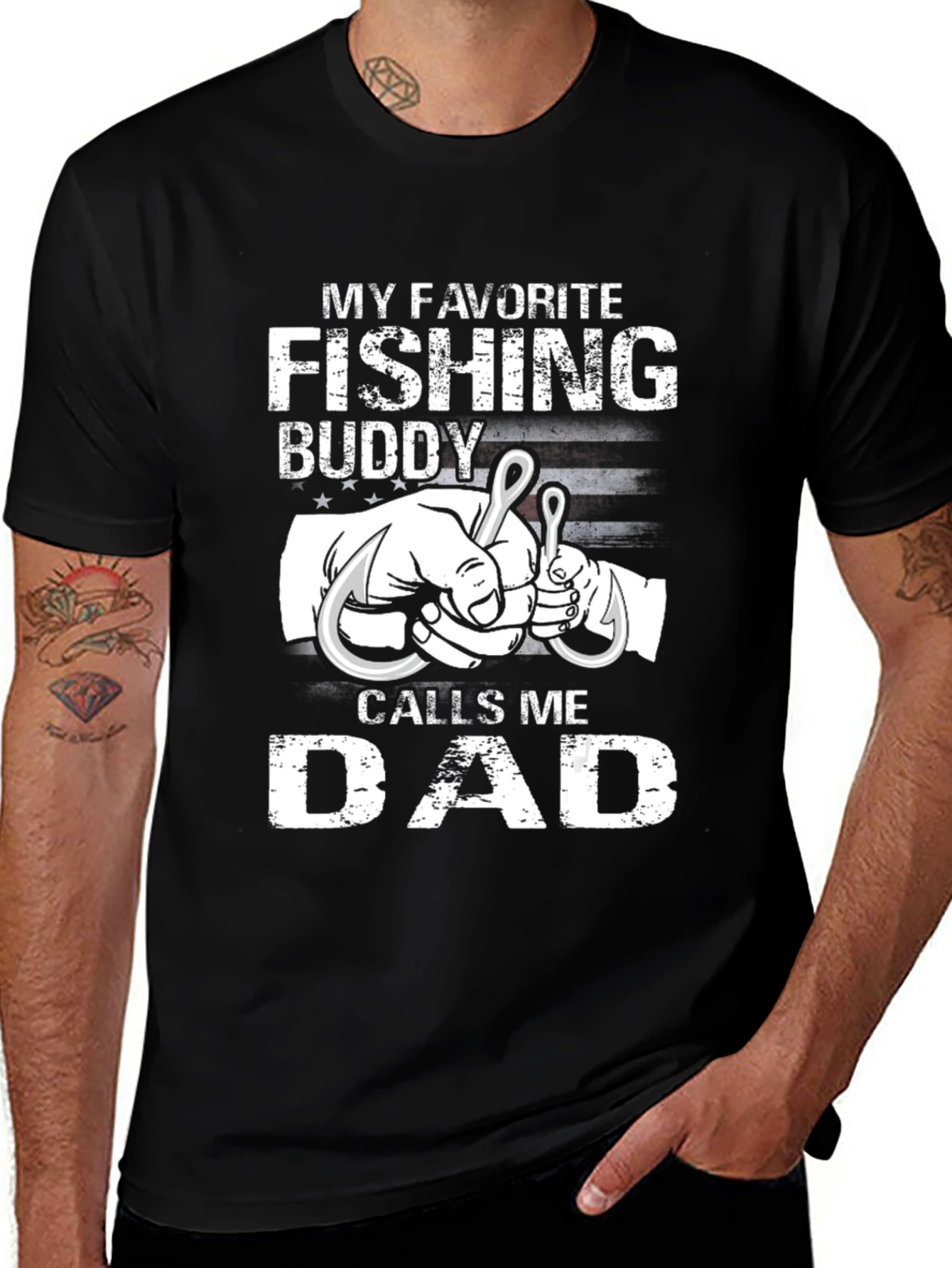 Variant 3 of Fishing Buddy Dad T-Shirt
