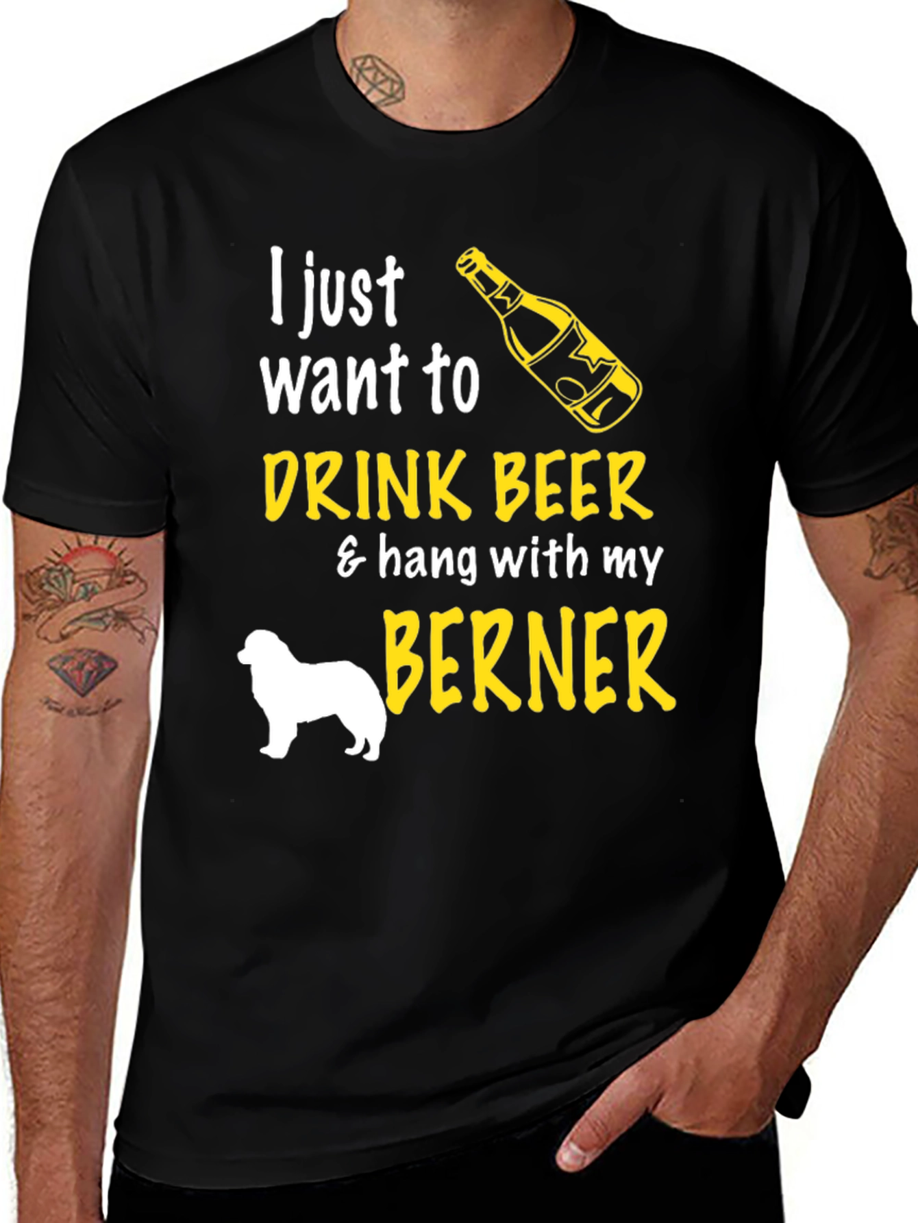 Variant 19 of Drink Beer & Hang with My Berner T-Shirt