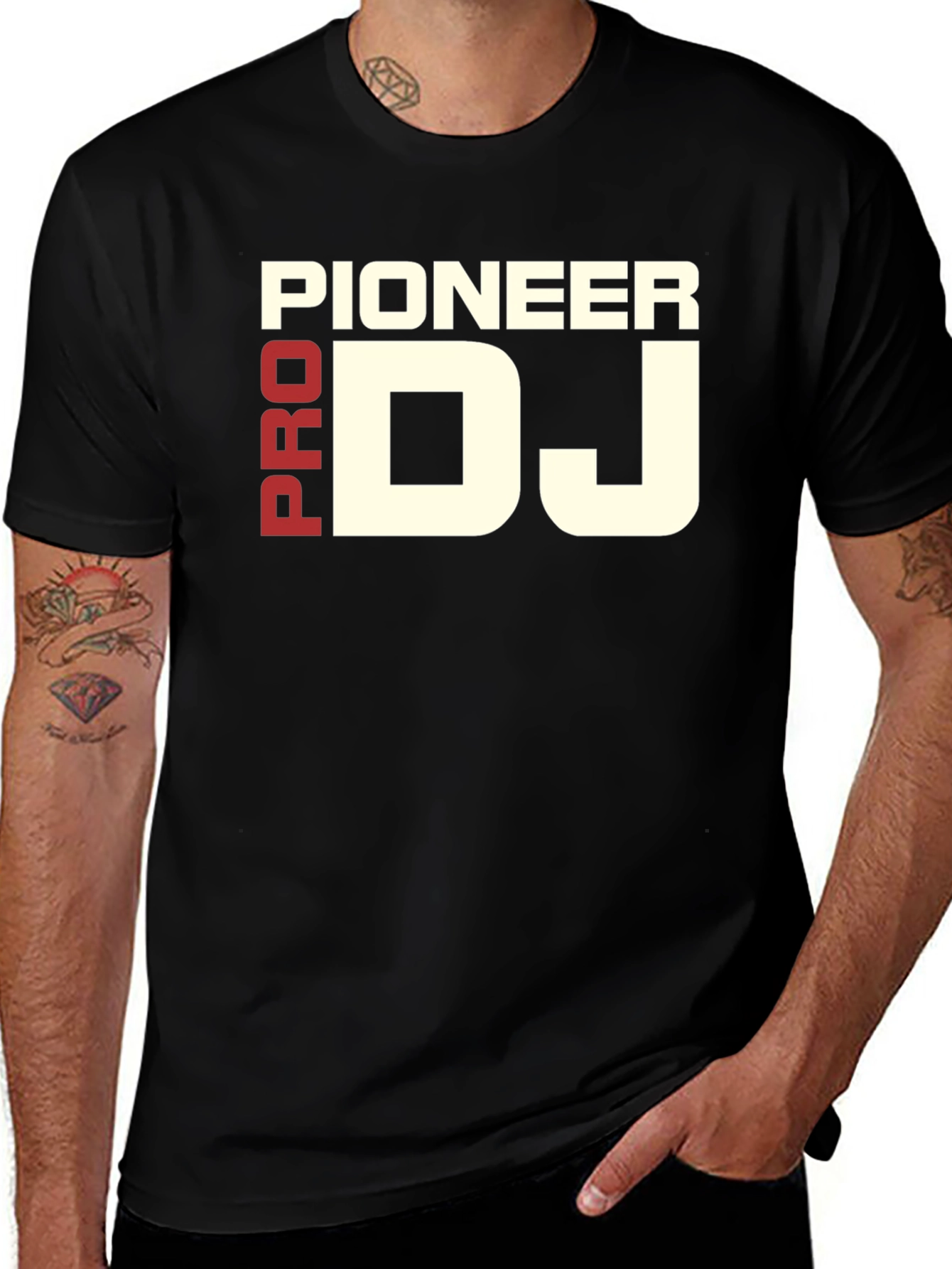 Variant 23 of Pioneer Pro DJ Black T-Shirt