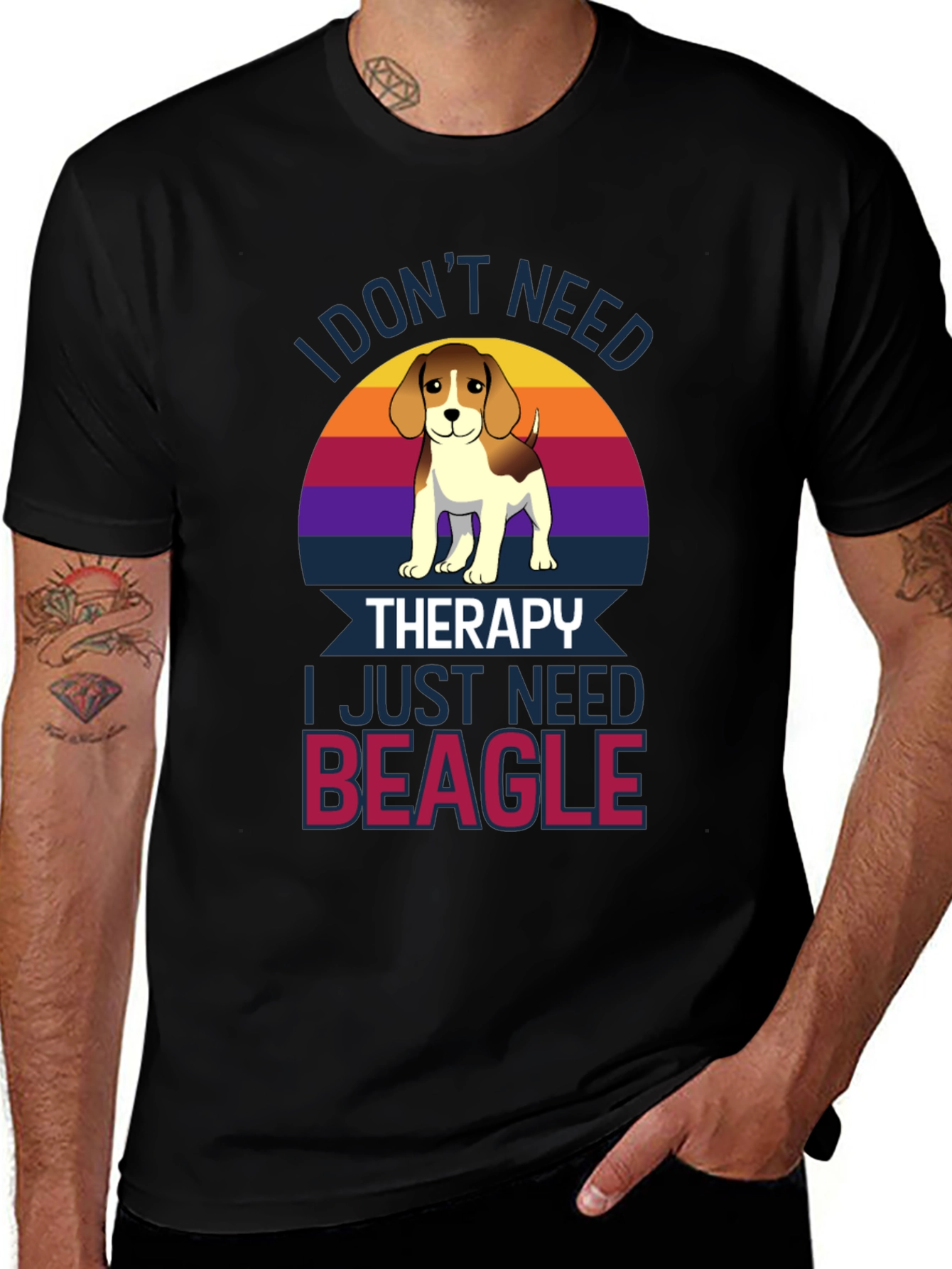 Variant 9 of I Don't Need Therapy Beagle T-Shirt