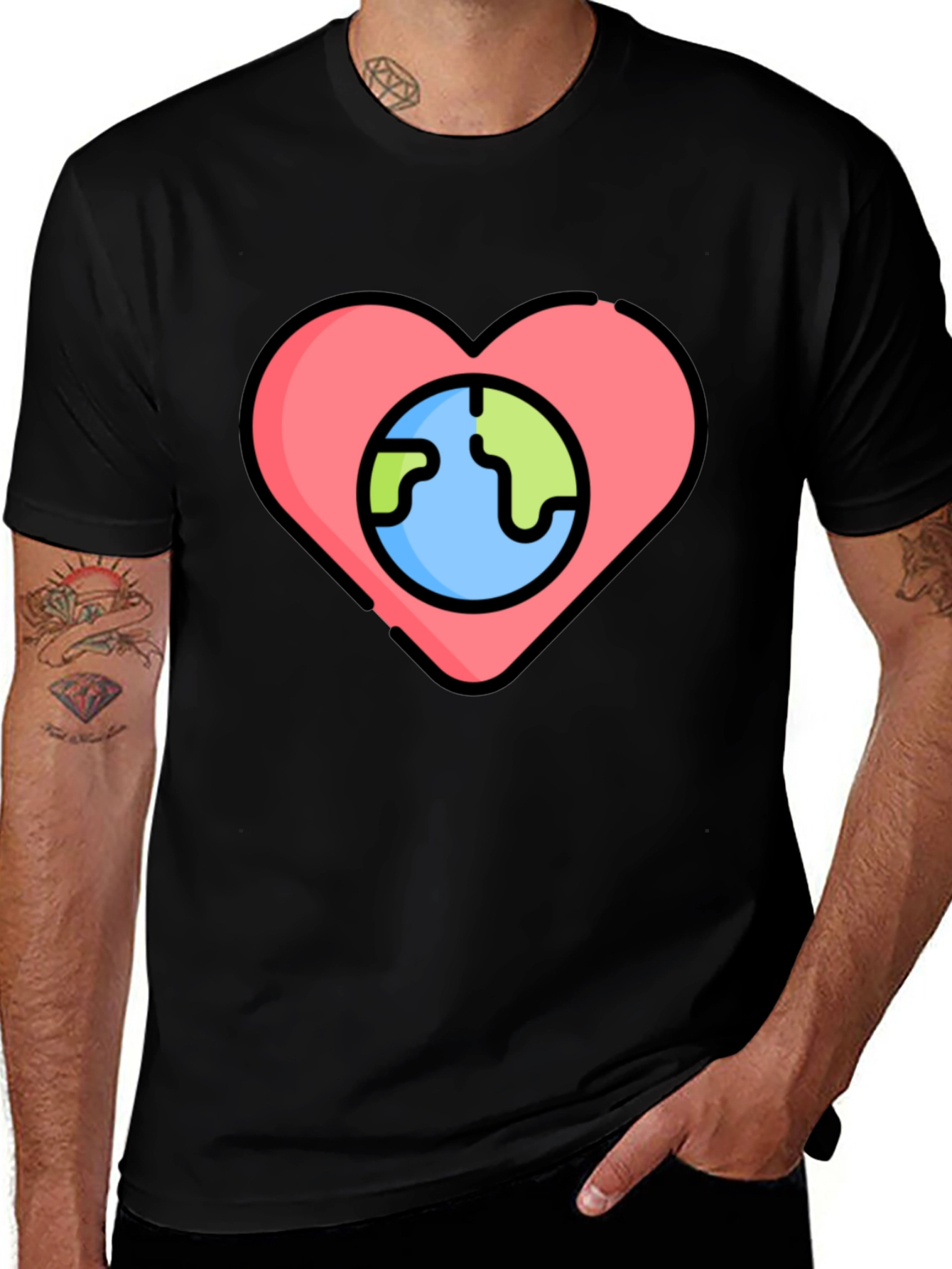 Variant 10 of Love the Earth T-Shirt - Save the Planet