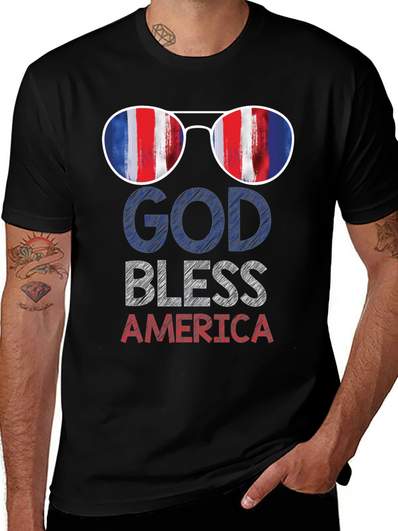 Variant 29 of God Bless America Patriotic T-Shirt