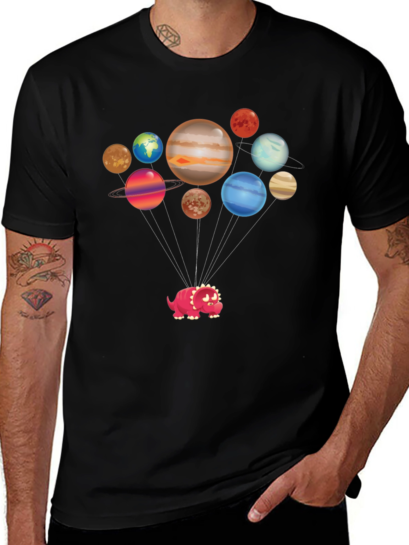 Variant 25 of Dino Planet T-Shirt - Unique Graphic Tee