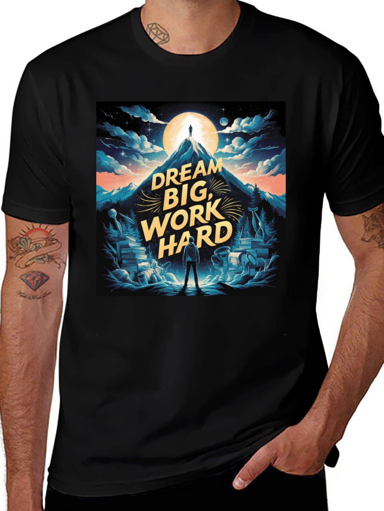 Variant 24 of Dream Big Work Hard T-Shirt