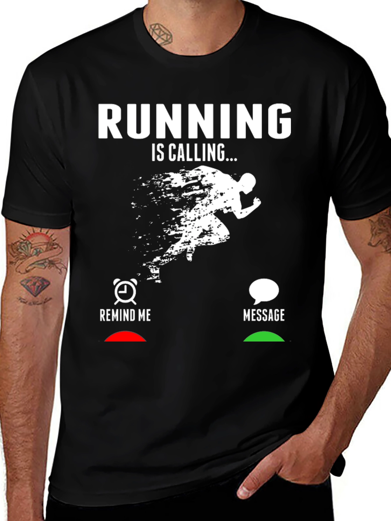 Variant 18 of Running is Calling Graphic Tee