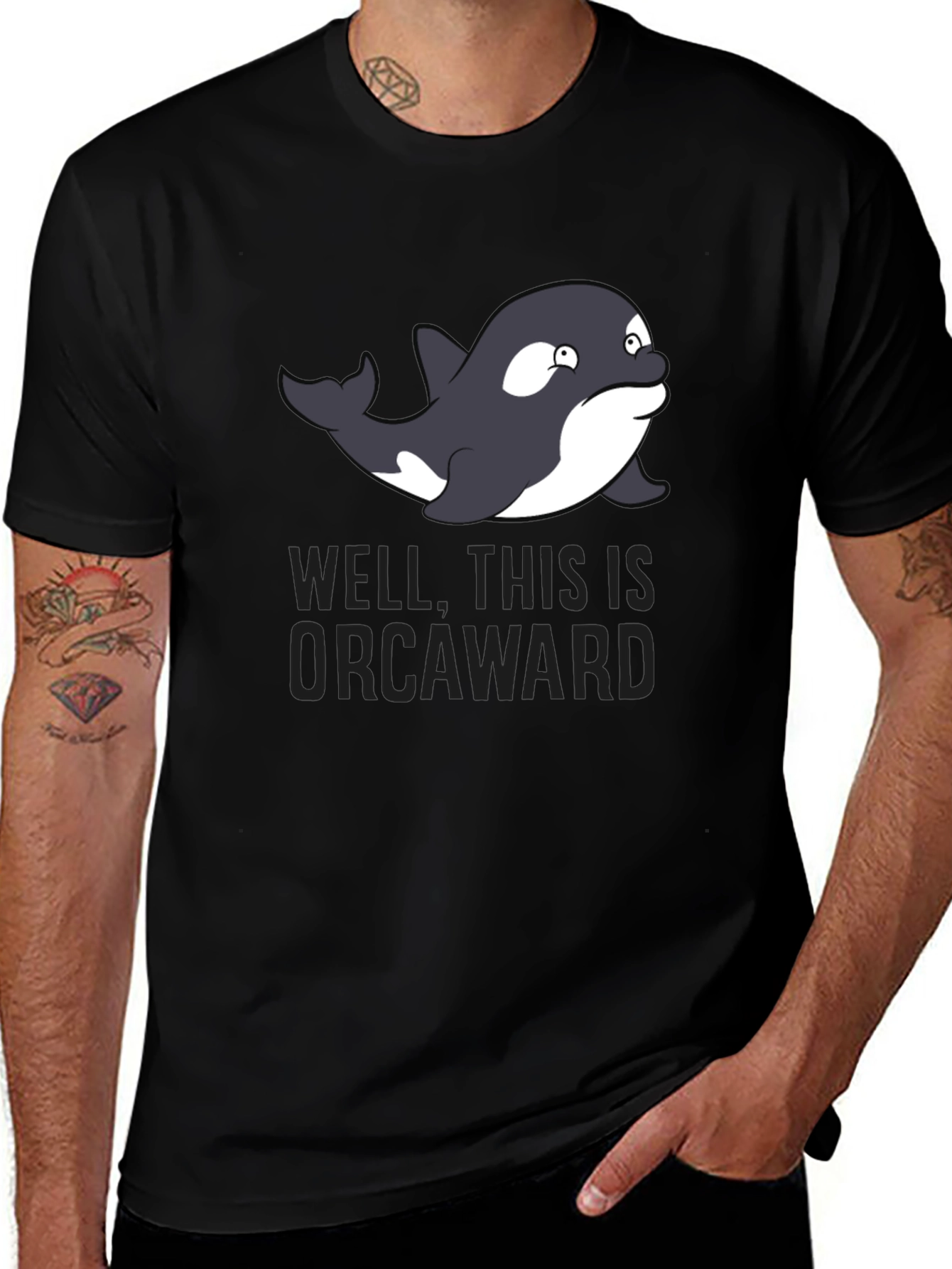 Variant 18 of Orcaward Funny Graphic Men's T-Shirt