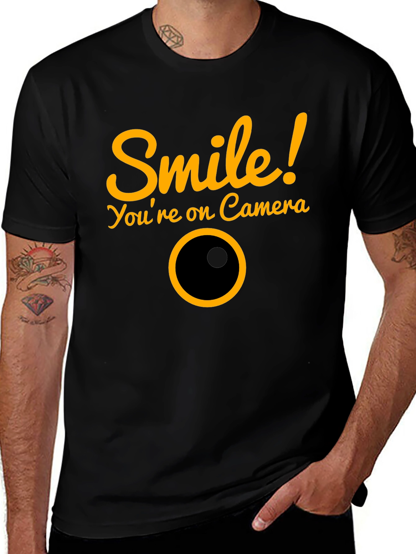 Variant 12 of Smile! You're on Camera Graphic Tee
